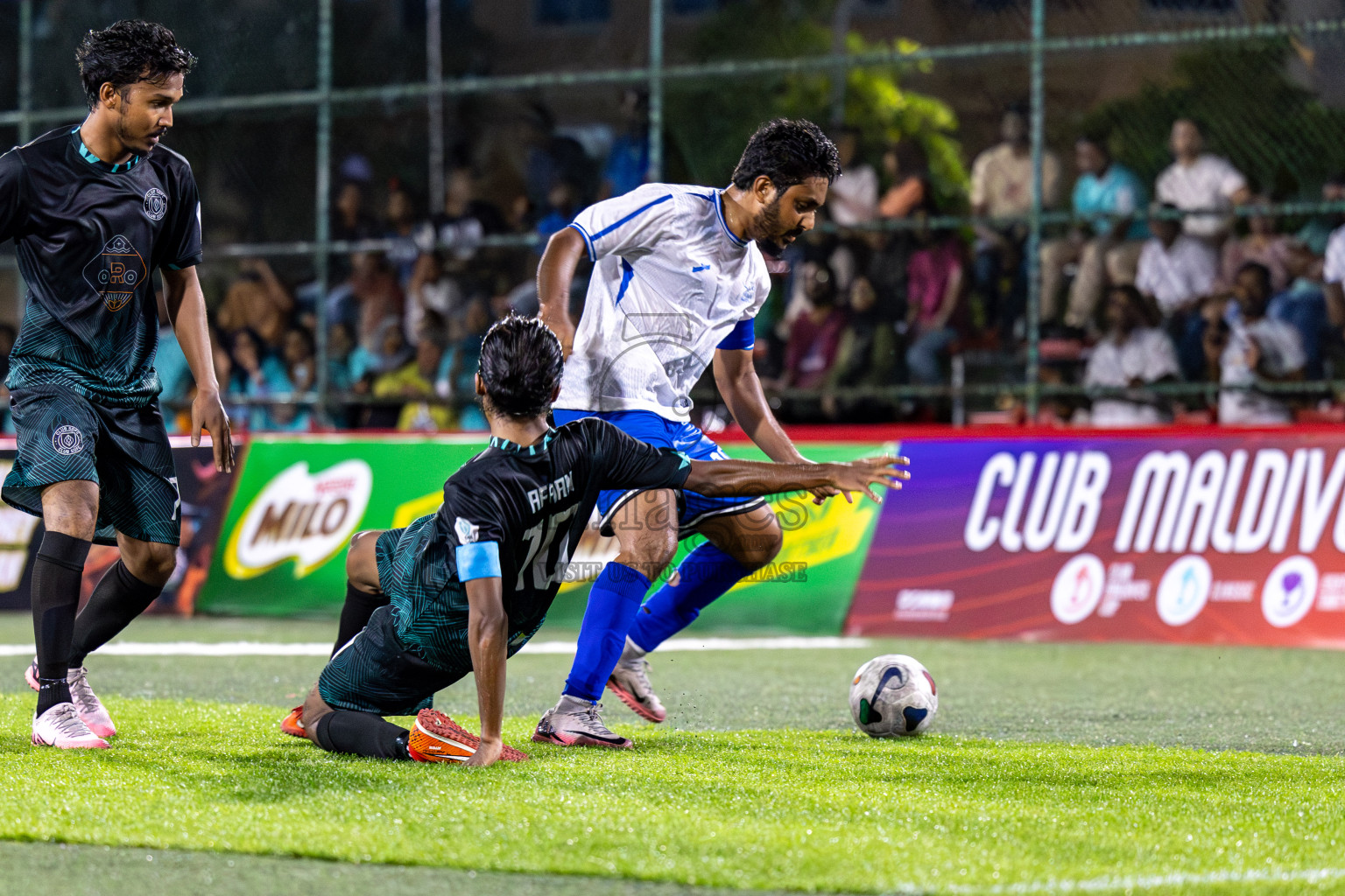 MMA SC vs CLUB SDFC in Club Maldives Classic 2024 held in Rehendi Futsal Ground, Hulhumale', Maldives on Sunday, 15th September 2024. Photos: Mohamed Mahfooz Moosa / images.mv