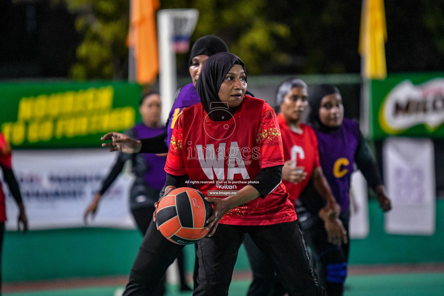 Final of Inter-School Parents Netball Tournament was held in Male', Maldives on 4th December 2022. Photos: Nausham Waheed / images.mv