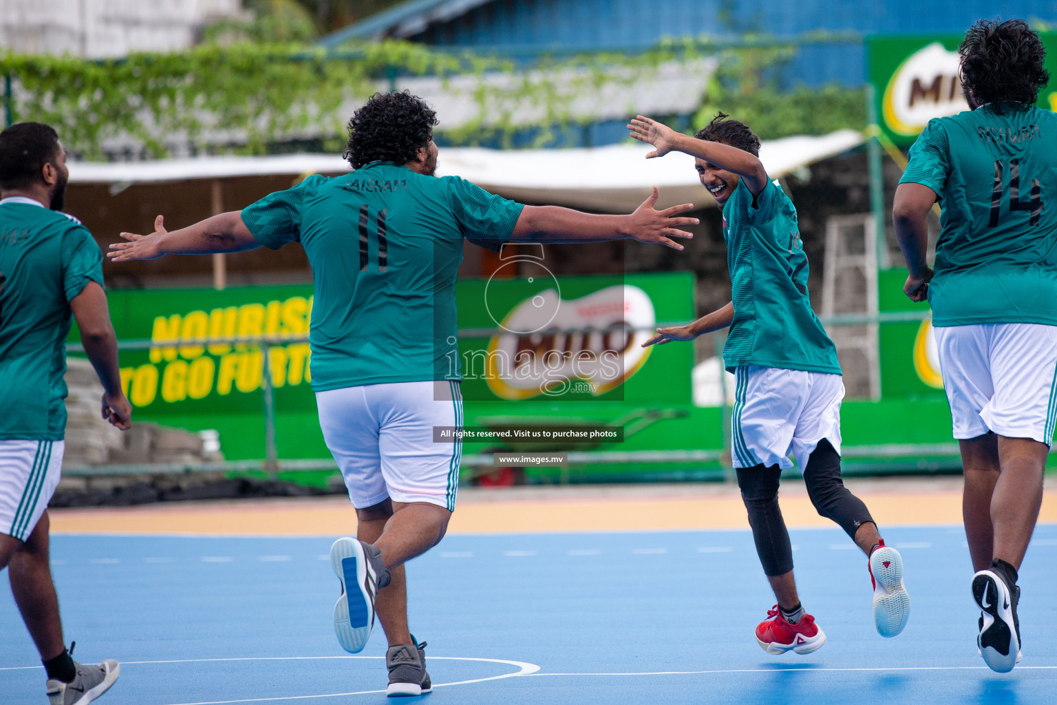 Milo 8th National Handball Tournament Day3, 17th December 2021, at Handball Ground, Male', Maldives. Photos by Shuu Abdul Sattar