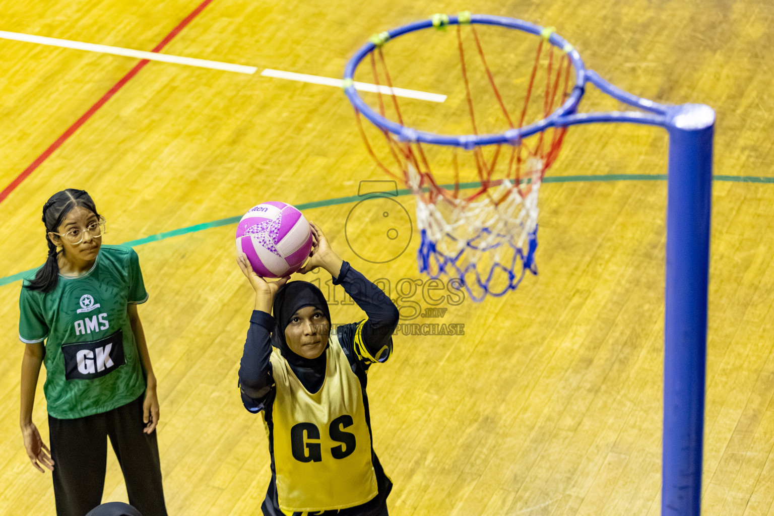 Day 8 of 26th Inter-School Netball Tournament 2025 was held in Social Center Indoor Hall on Sunday, 26th October 2025. Photos: Hassan Simah / images.mv
