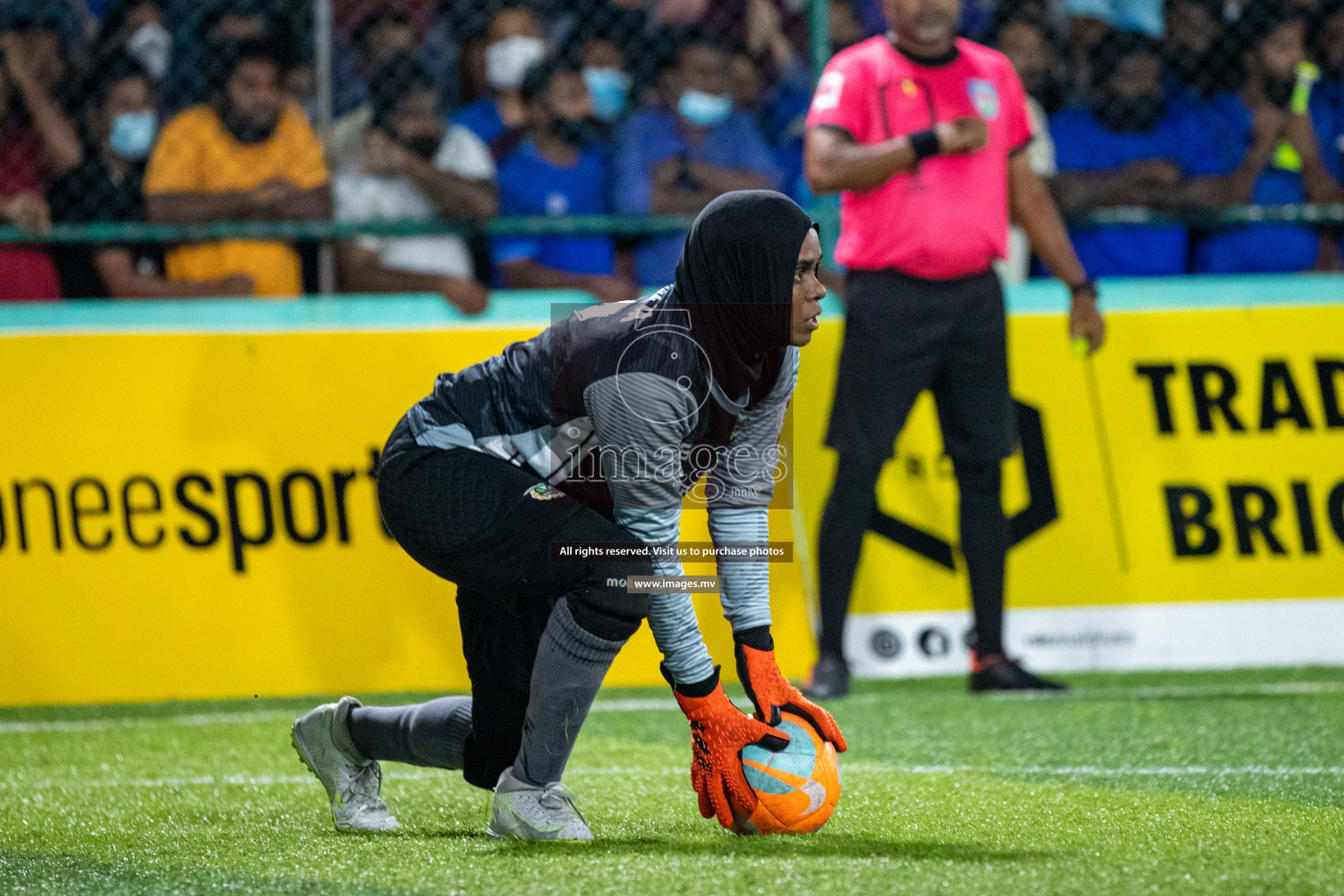 orts Limited vs WAMCO - in the Finals 18/30 Women's Futsal Fiesta 2021 held in Hulhumale, Maldives on 18 December 2021. Photos by Shuu Abdul Sattar