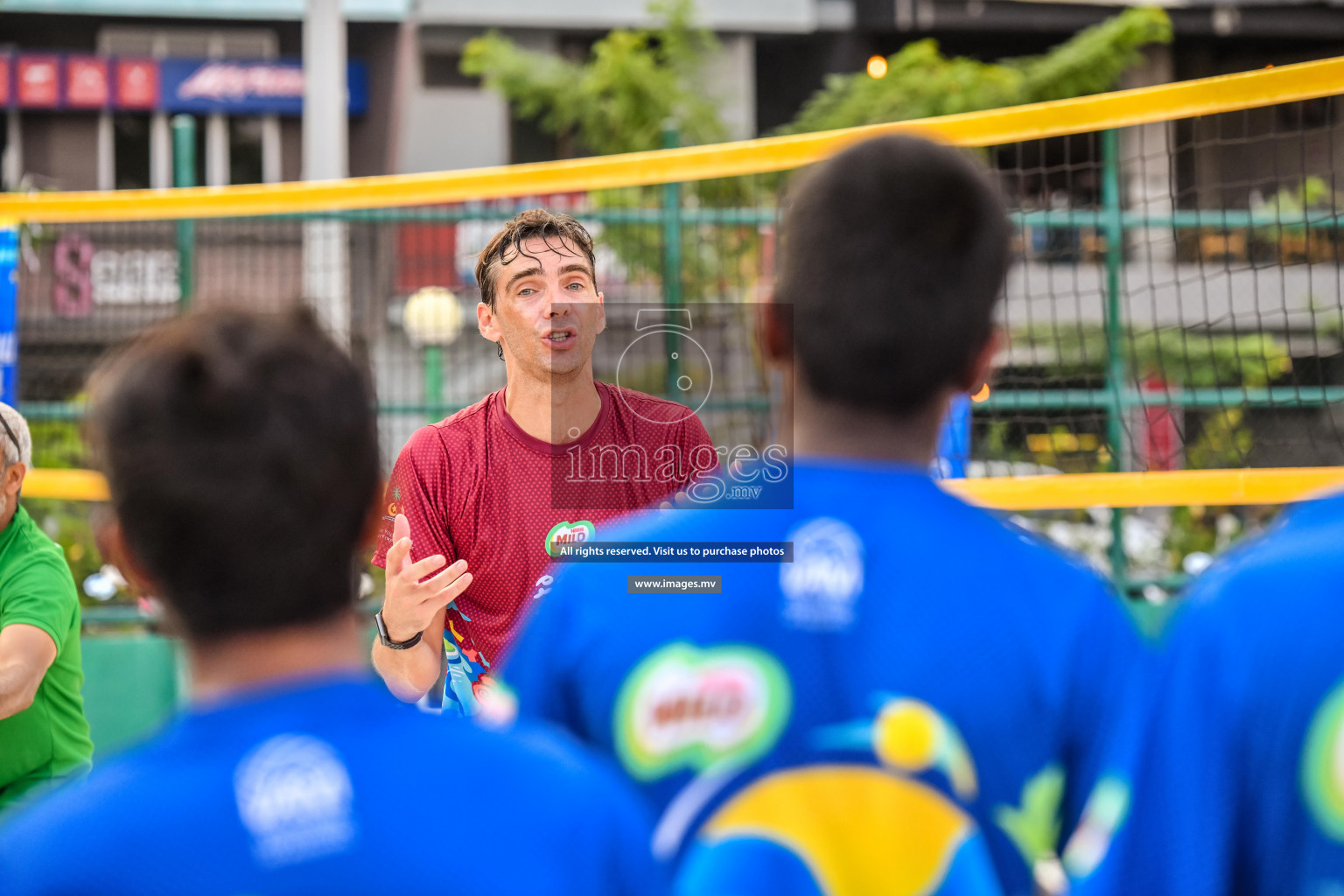 Vollyball players trainning session with Giba Photos by Nausham waheed