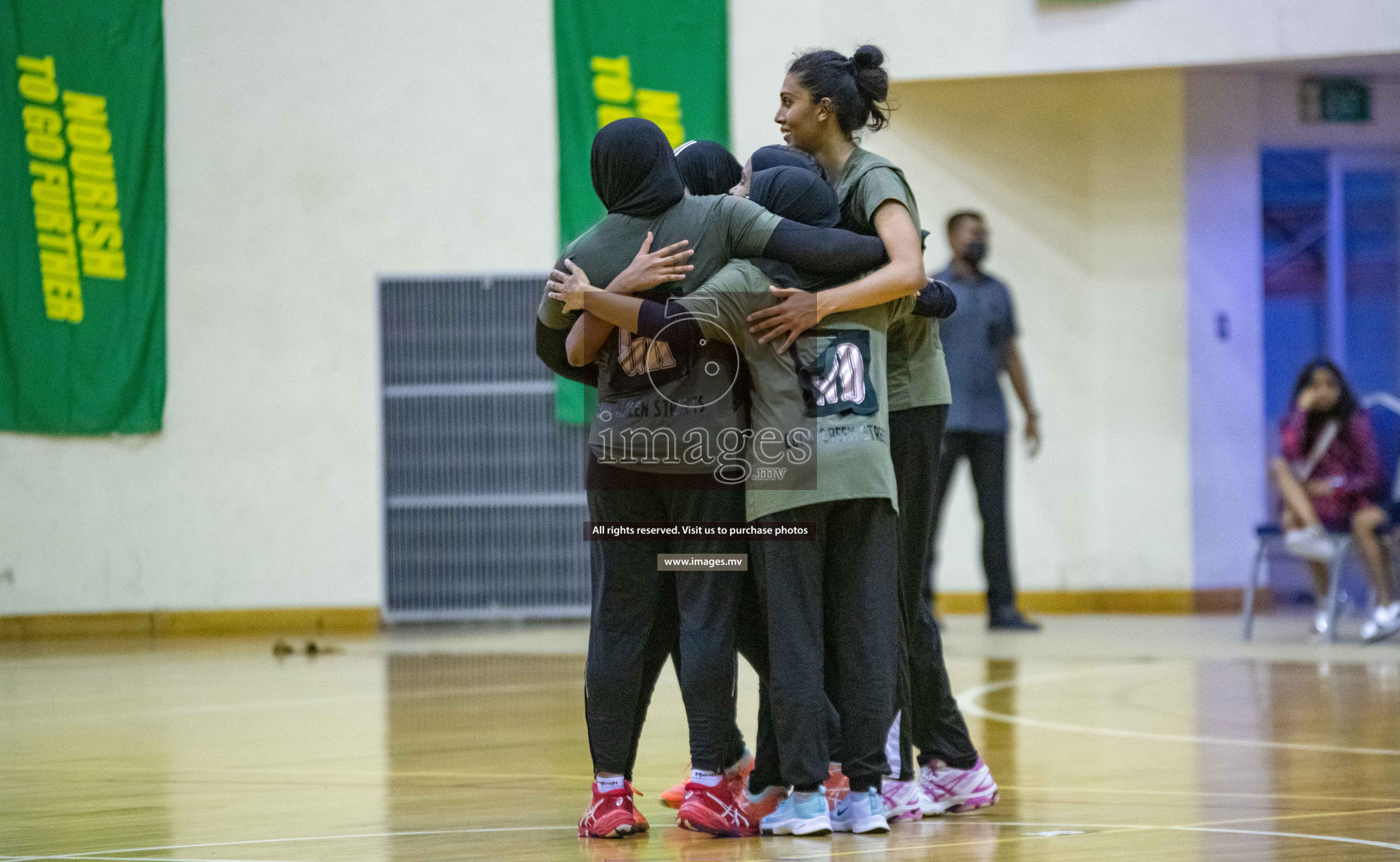 Kulhudhuffushi Youth & R.C vs Club Green Streets in the Finals of Milo National Netball Tournament 2021 (Women's) held on 5th December 2021 in Male', Maldives Photos: Ismail Thoriq / images.mv