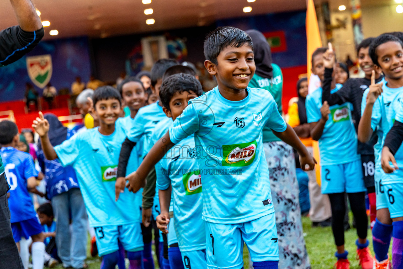 Day 2 of MILO Kids Football Fiesta was held at National Stadium in Male', Maldives on Saturday, 24th February 2024.