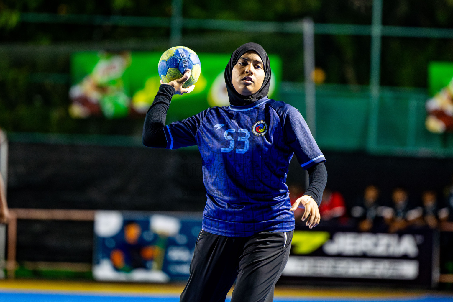 2nd Division Final of 8th Inter-Office/Company Handball Tournament 2024, held in Handball ground, Male', Maldives on Tuesday, 17th September 2024 Photos: Nausham Waheed/ Images.mv