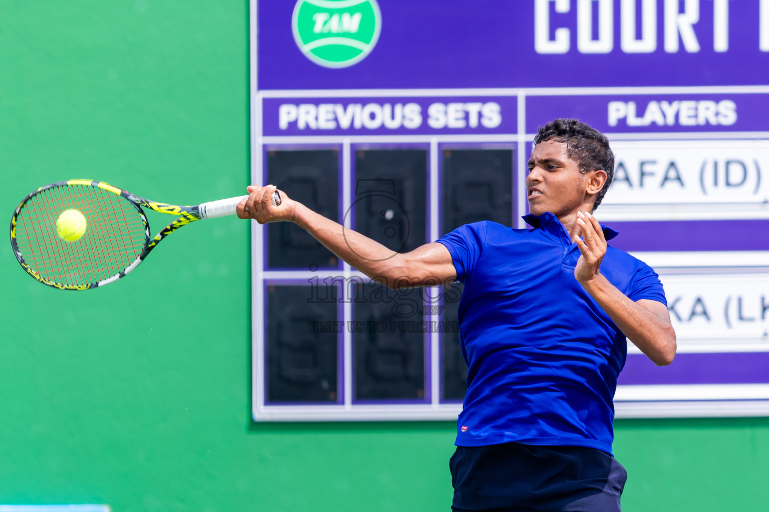 Day 9 of ATF Maldives Junior Open Tennis was held in Male' Tennis Court, Male', Maldives on Friday, 20th December 2024. Photos: Nausham Waheed/ images.mv