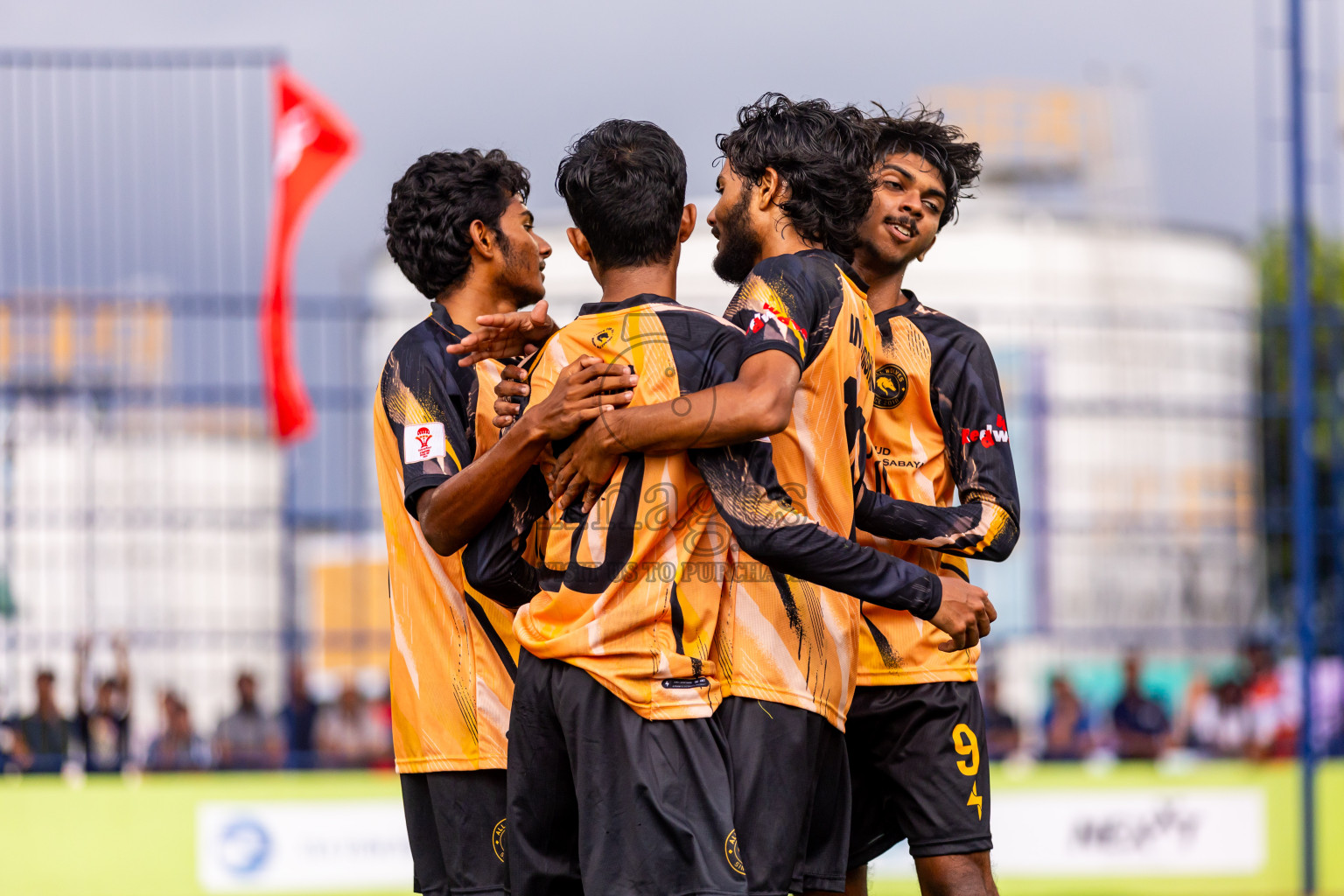 Vela Sports Club  vs All Wolves in Day 6 of Eydhafushi Futsal Cup 2024 was held on Saturday, 13th April 2024, in B Eydhafushi, Maldives Photos: Nausham Waheed / images.mv