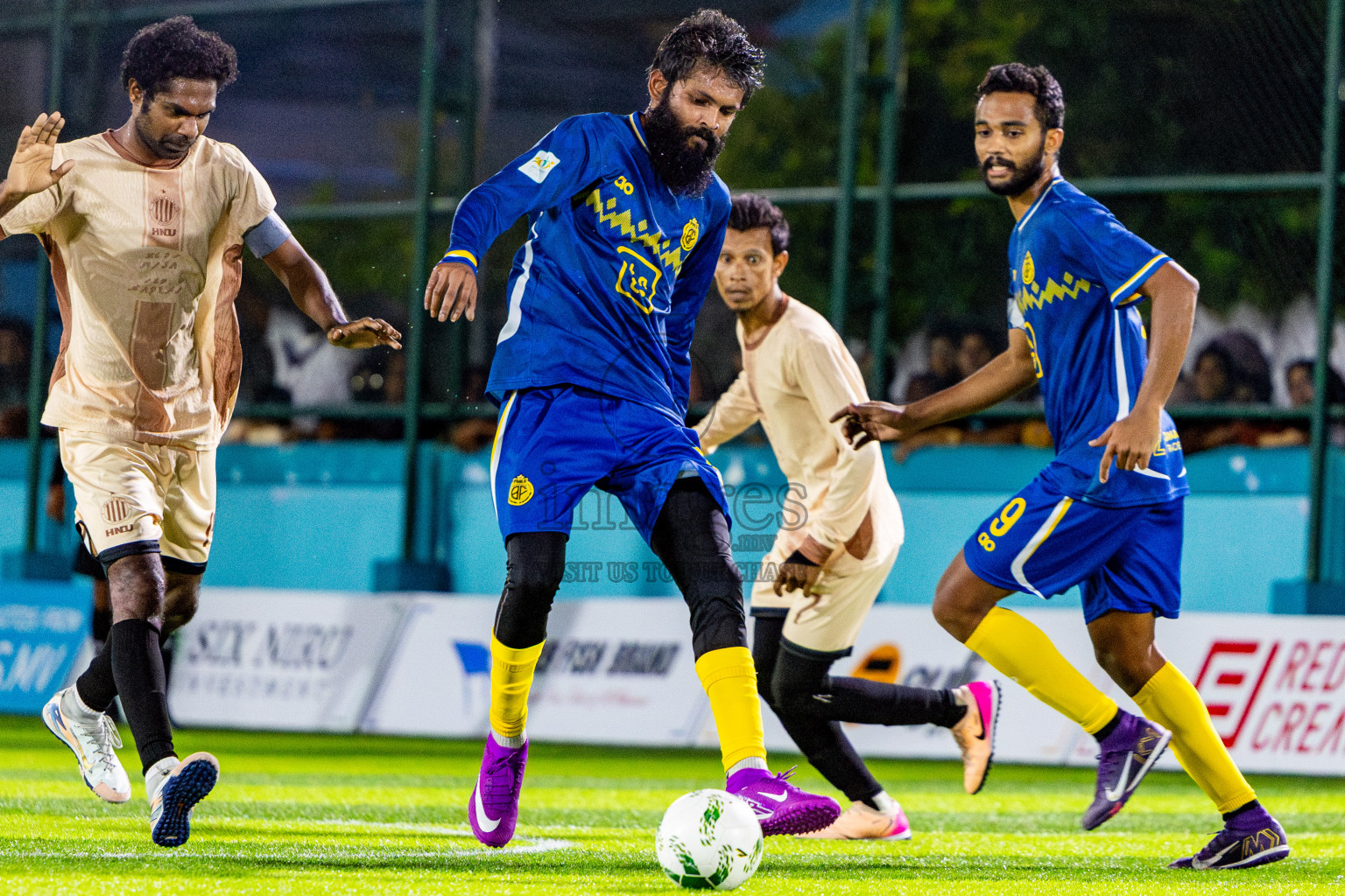 Dee Cee Jay SC vs Fools SC in Semi Finals of Laamehi Dhiggaru Ekuveri Futsal Challenge 2025 was held on Sunday, 27th July 2025, at Dhiggaru Futsal Ground, Dhiggaru, Maldives Photos: Nausham Waheed  / images.mv