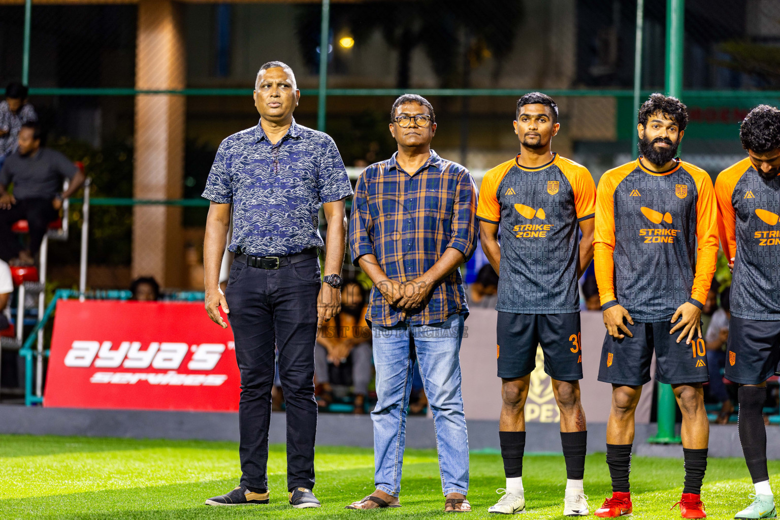 FC Calms vs Xephyrs in Day 1 of Quarter Finals of BG Futsal Challenge 2024 was held on Friday , 29th March 2024, in Male', Maldives Photos: Nausham Waheed / images.mv