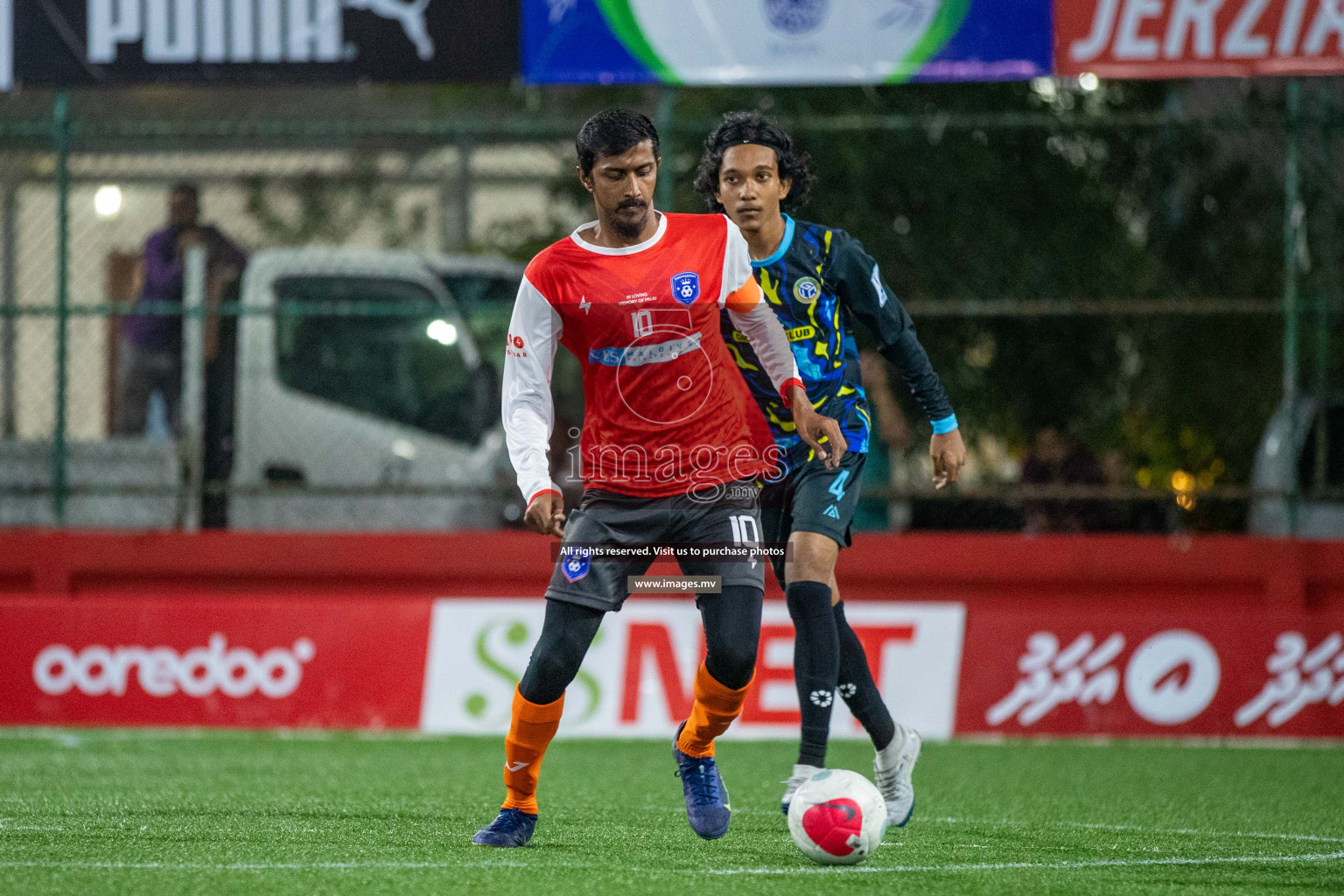 GA. Gemanafushi vs GA. Dhevvadhoo in Day 2 of Golden Futsal Challenge 2023 on 06 February 2023 in Hulhumale, Male, Maldives