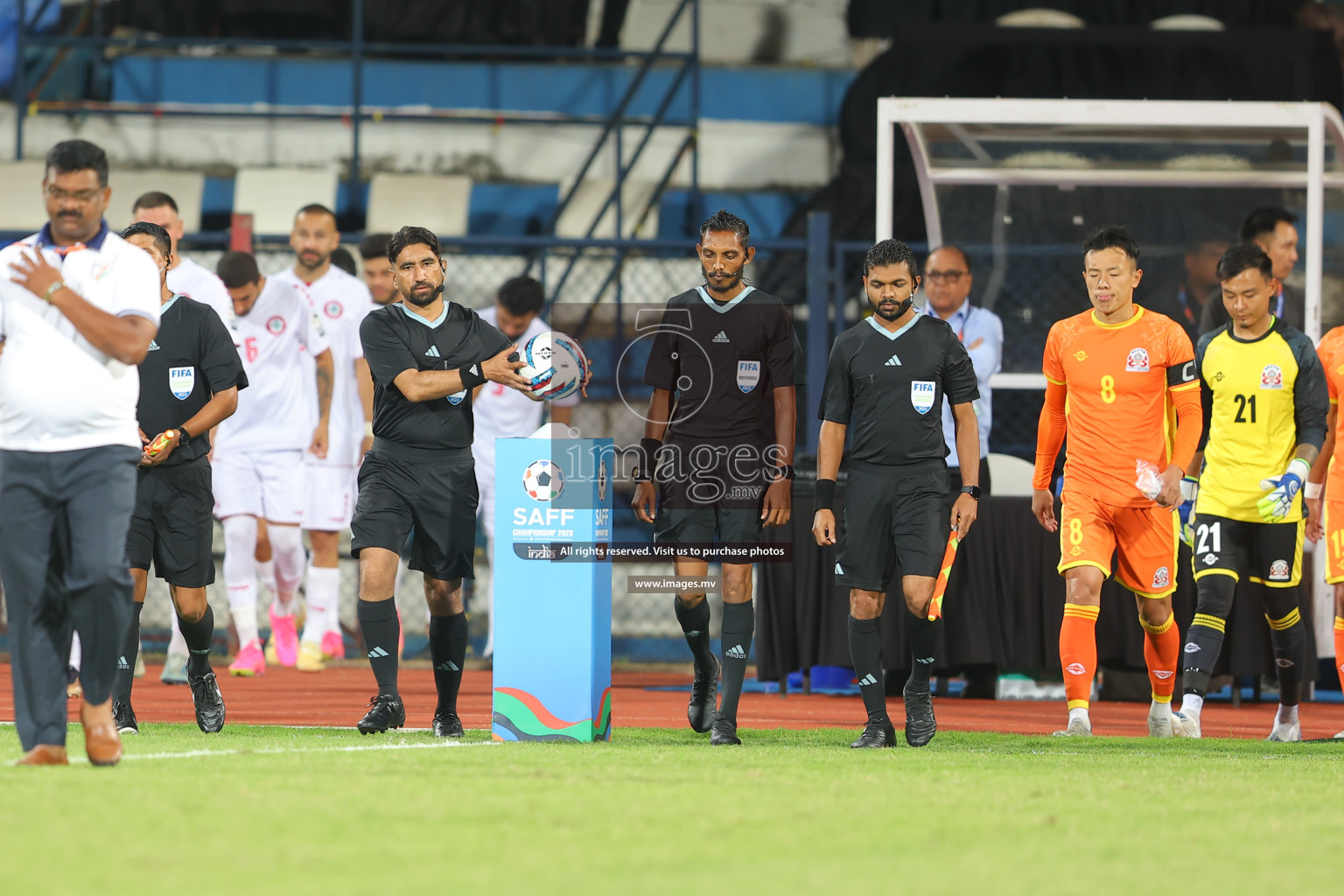 Bhutan vs Lebanon in SAFF Championship 2023 held in Sree Kanteerava Stadium, Bengaluru, India, on Sunday, 25th June 2023. Photos: Nausham Waheed, Hassan Simah / images.mv