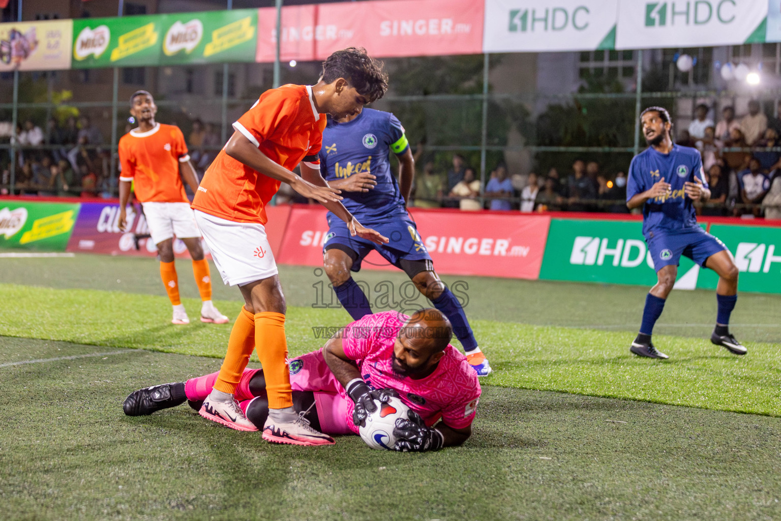 Club Immigration vs Dhiraagu
 in Club Maldives Cup 2024 held in Rehendi Futsal Ground, Hulhumale', Maldives on Tuesday, 24th September 2024. 
Photos: Hassan Simah / images.mv