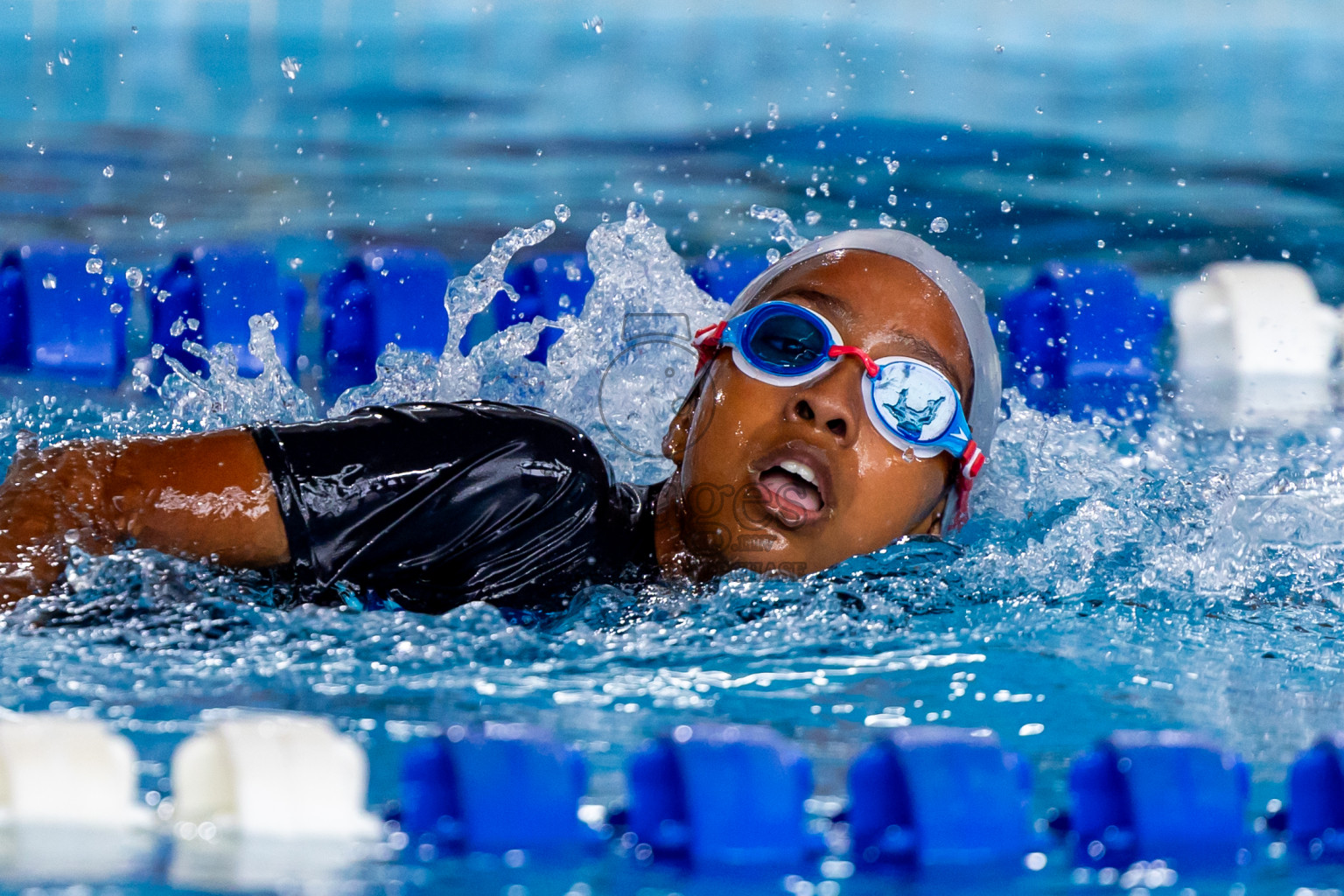 Day 3 of 20th BMLInter-school Swimming Competition 2024 held in Hulhumale', Maldives on Monday, 14th October 2024. Photos: Nausham Waheed / images.mv