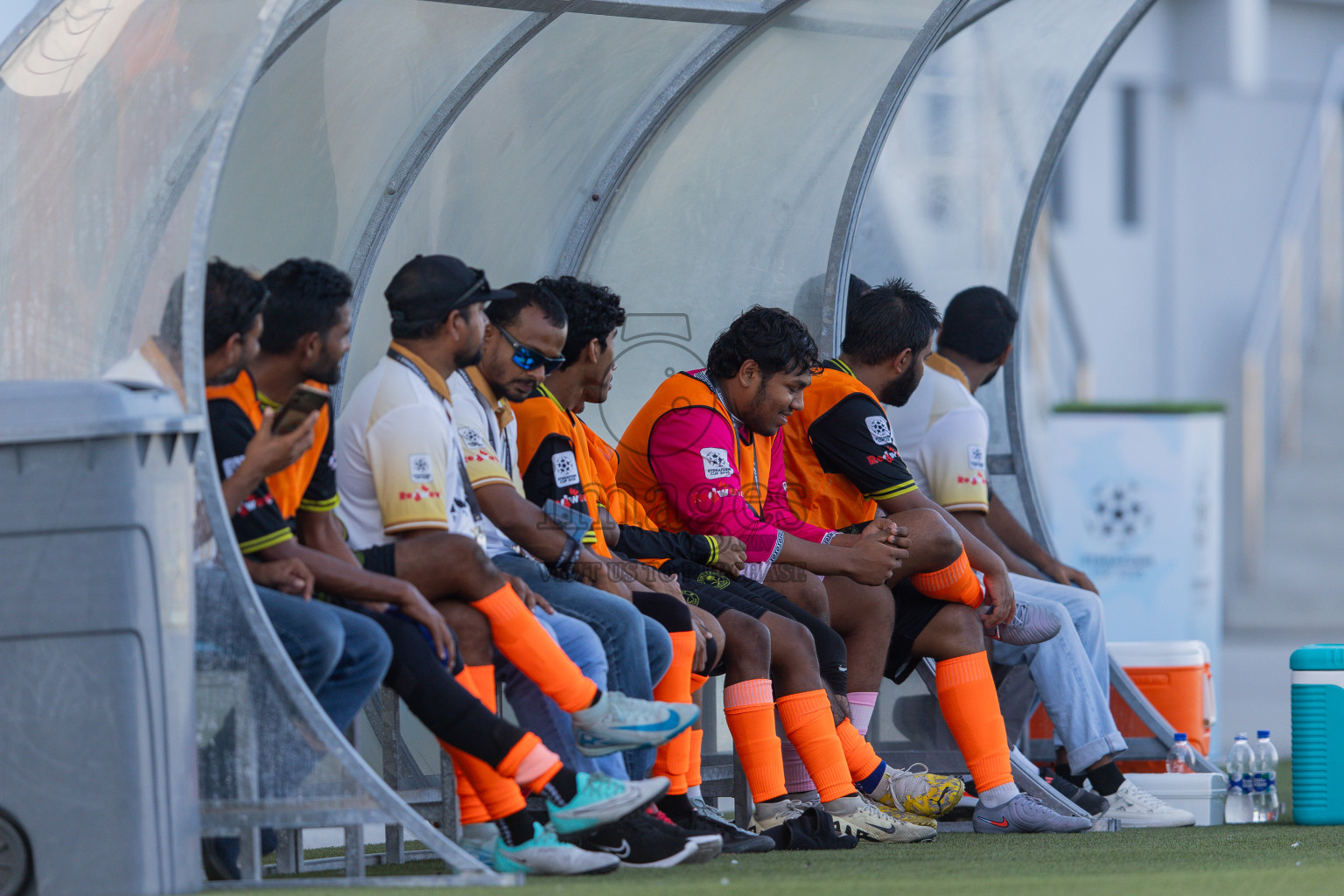 Velaa Sports Club vs Team Middle East in Day 3 of Eydhafushi Cup 2025 held in Eydhafushi Football Stadium at B. Eydhafushi, Maldives on Sunday, 7th September 2025. Photos: Arif Rasheed / images.mv