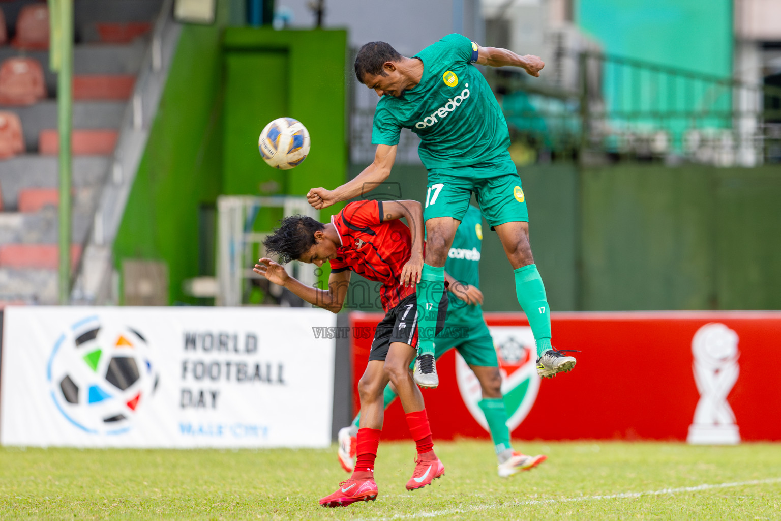 Maziya SRC vs TC in the Semi Final of FAM League Cup 2025 held at National Football Stadium, Male', Maldives on Sunday, 25th May 2025.
Photos By: Ismail Thoriq / images.mv