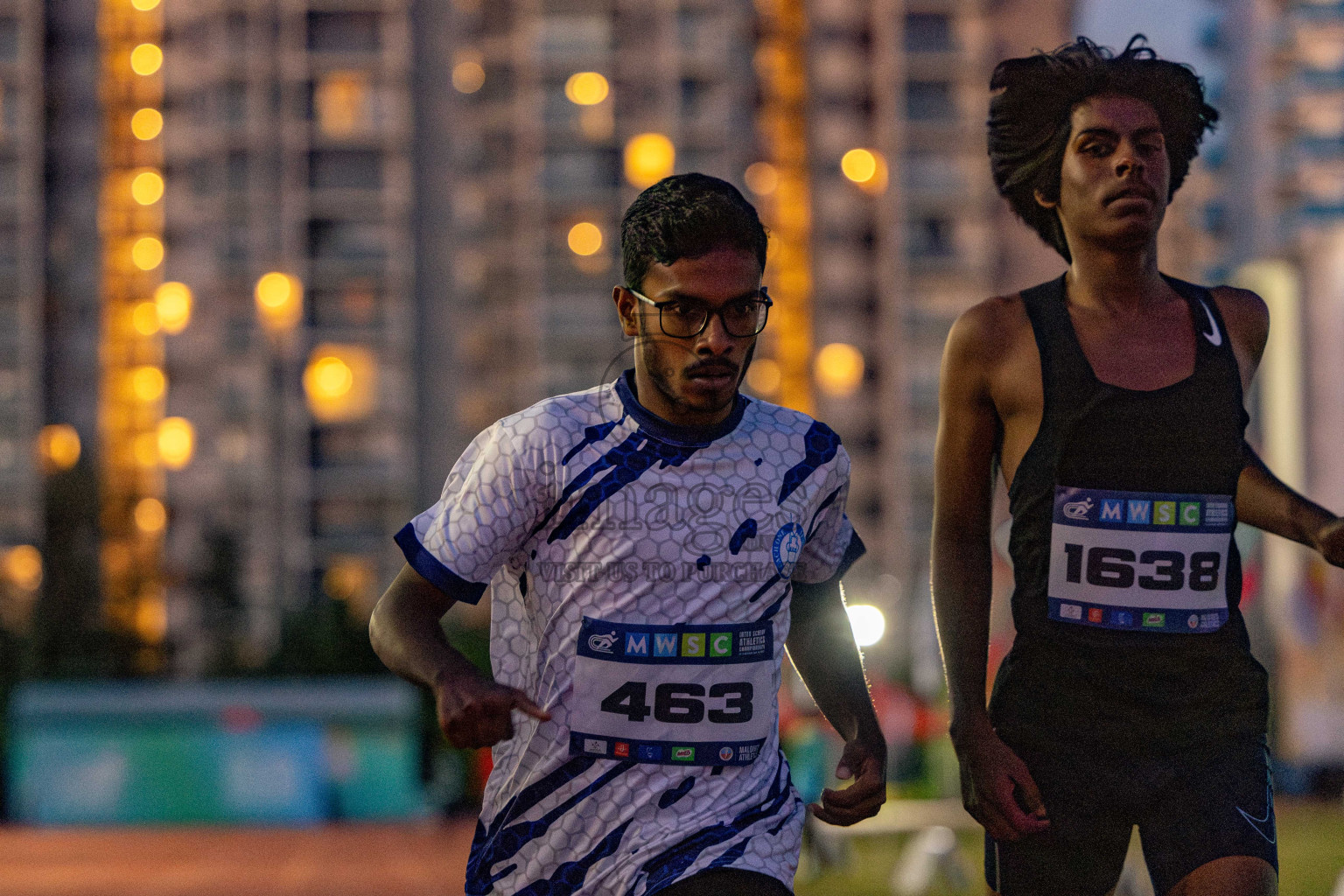 Day 1 of MWSC Interschool Athletics Championships 2024 held in Hulhumale Running Track, Hulhumale, Maldives on Saturday, 9th November 2024. 
Photos by: Hassan Simah / Images.mv