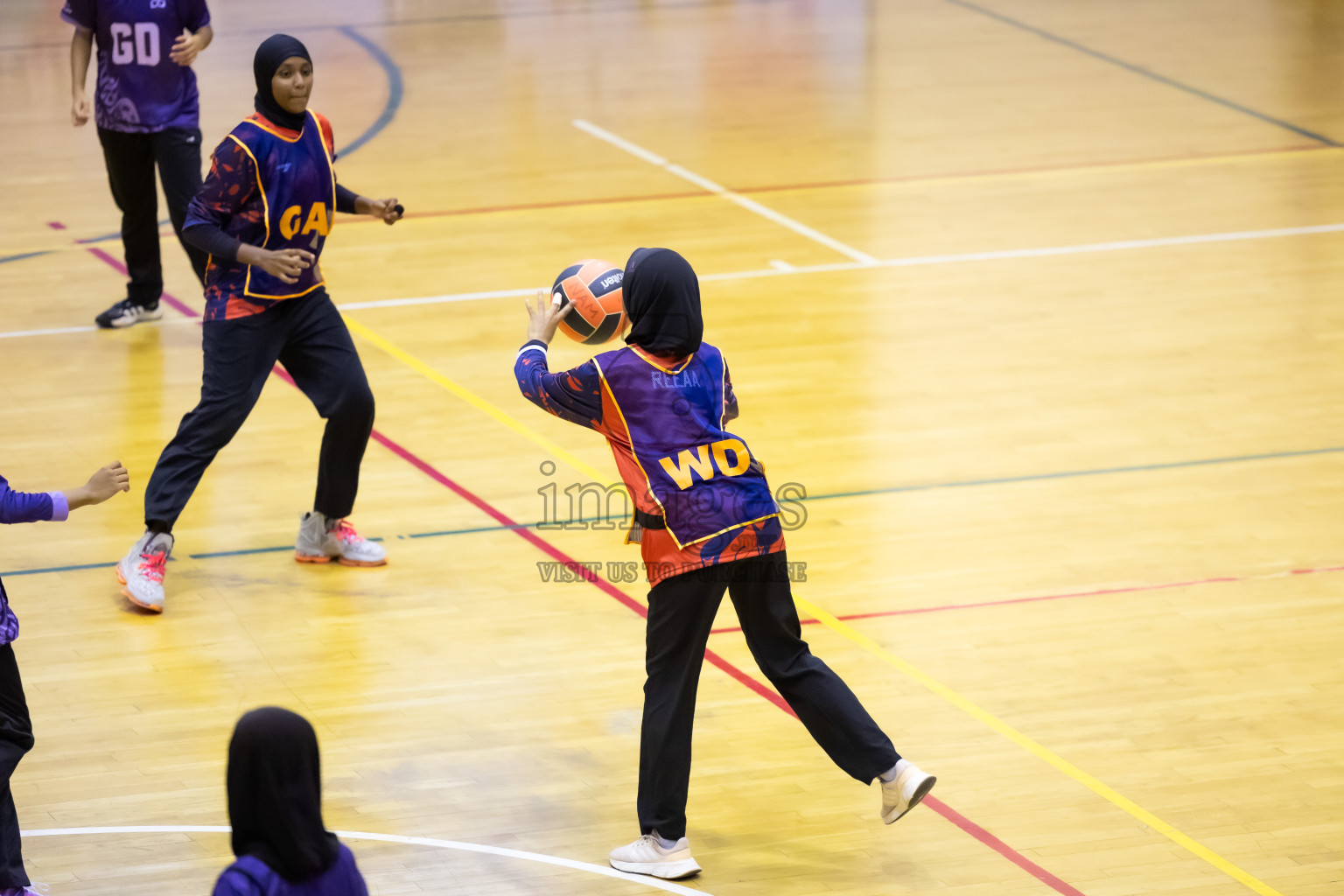 Day 11 of 25th Inter-School Netball Tournament was held in Social Center at Male', Maldives on Wednesday, 21st August 2024.