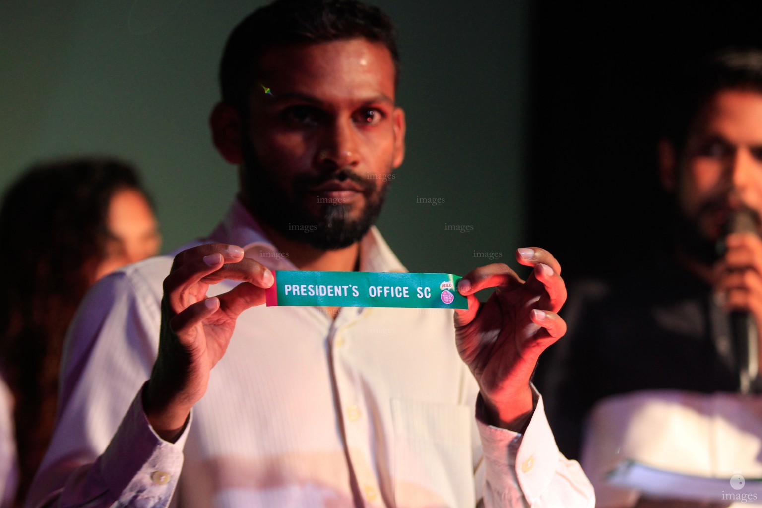 Club Maldives Cup draw ceremony held in Dharubaaruge in Male', Maldives, Monday, February. 29, 2016. (Images.mv Photo/ Mohamed Ahsan).