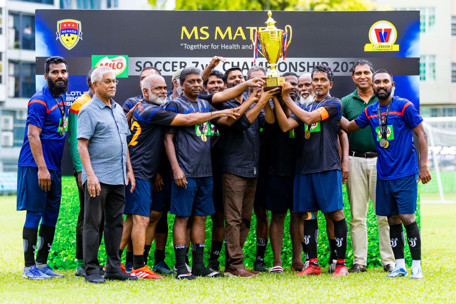 Day 3 of MILO Soccer 7 v 7 Championship 2024 was held at Henveiru Stadium in Male', Maldives on Saturday, 25th April 2024. Photos: Nausham Waheed / images.mv