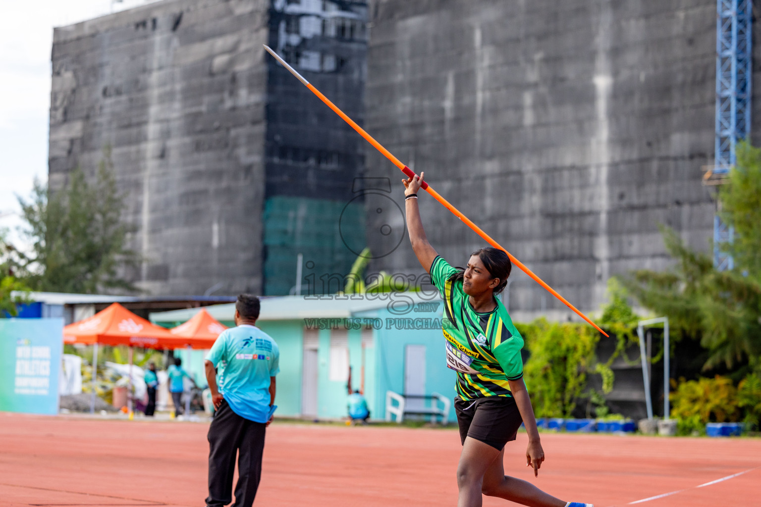 Day 2 of MWSC Interschool Athletics Championships 2024 held in Hulhumale Running Track, Hulhumale, Maldives on Sunday, 10th November 2024. 
Photos by: Hassan Simah / Images.mv