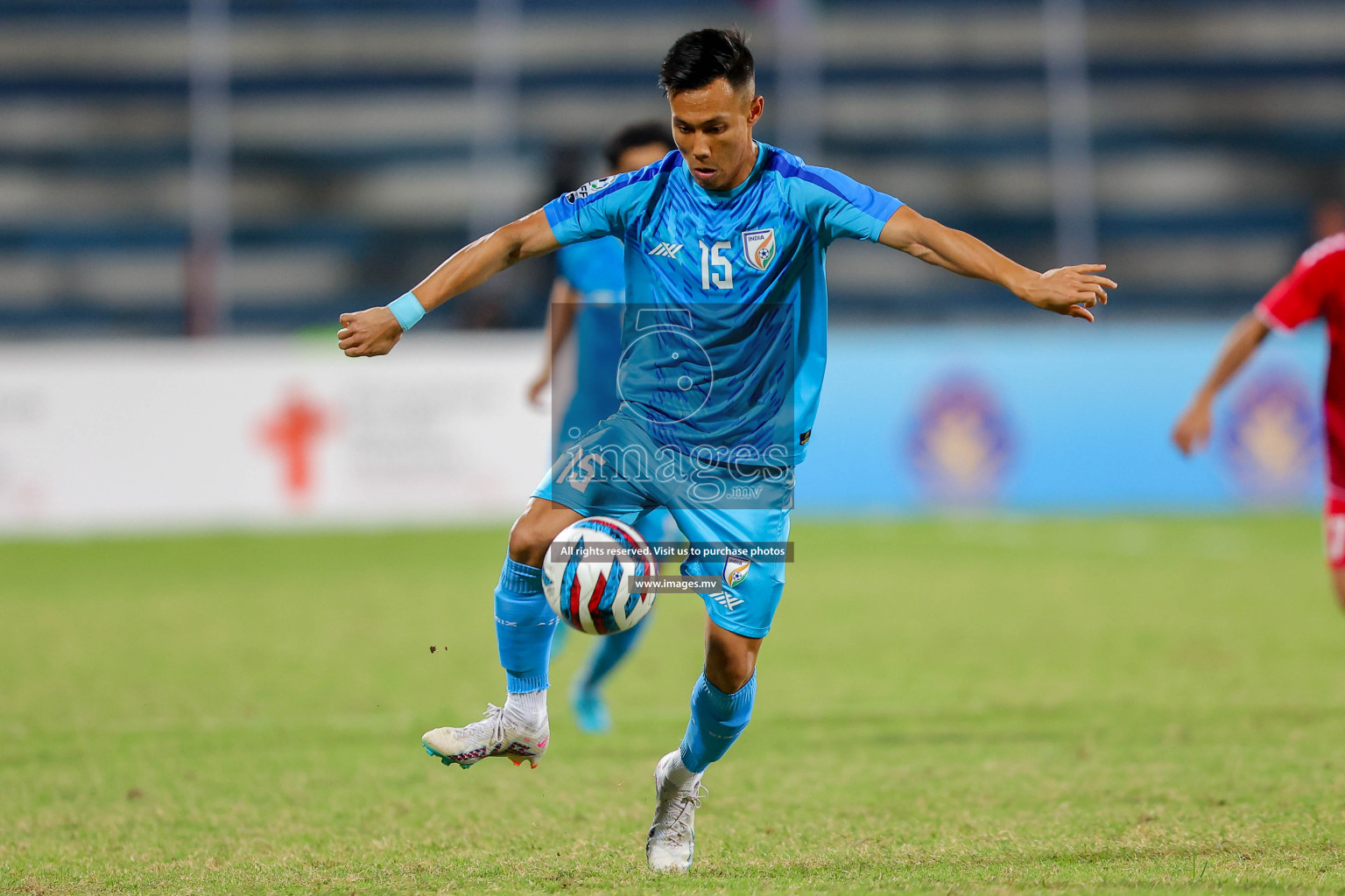 Lebanon vs India in the Semi-final of SAFF Championship 2023 held in Sree Kanteerava Stadium, Bengaluru, India, on Saturday, 1st July 2023. Photos: Nausham Waheed / images.mv