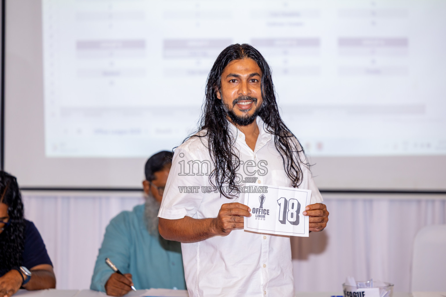 Draw Ceremony of Office League 2025 held in Male', Maldives on Saturday, 12th April 2025. Photos: Nausham Waheed / images.mv