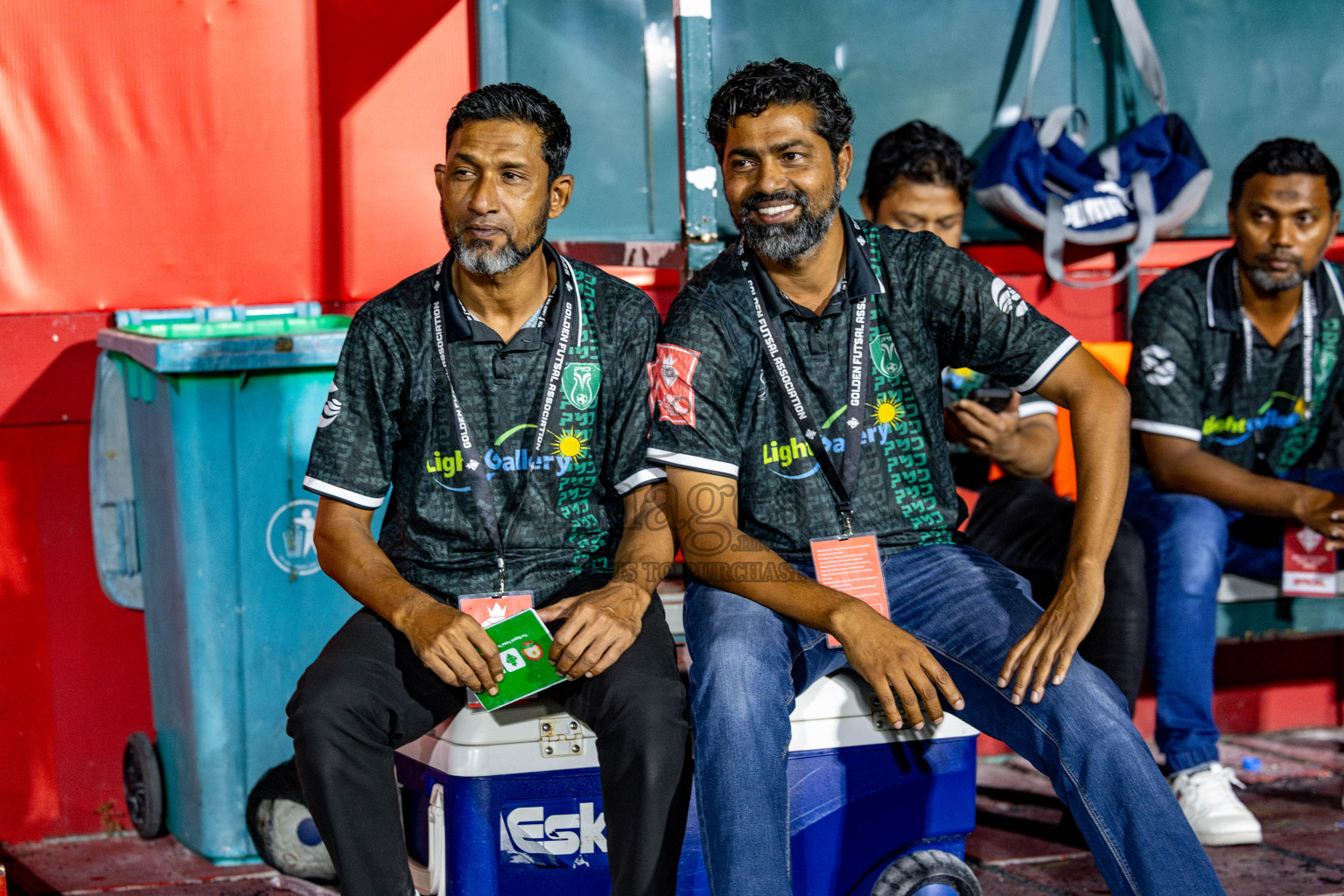 R. Dhuvaafaru VS N. Miladhoo in zone round on Day 32 of Golden Futsal Challenge 2025 was held on Wednesday , 5th February 2025, in Hulhumale', Maldives. 
Photos: Hassan Simah / images.mv