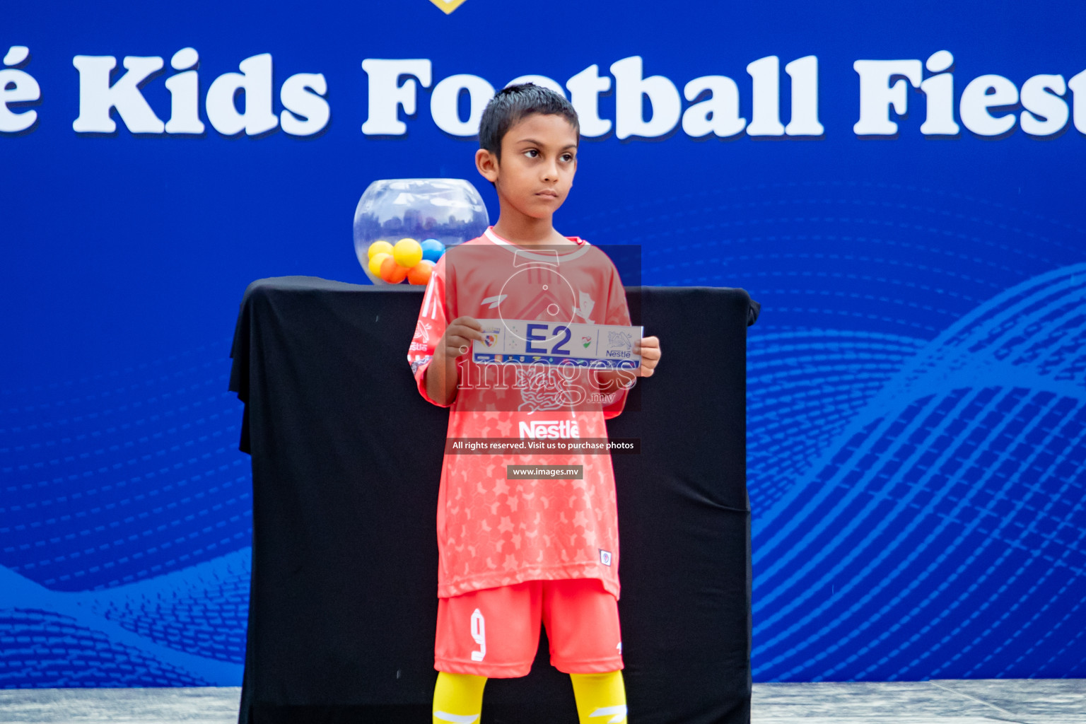 Draw Ceremony of Nestle' Kids Football Fiesta 2023 held in Artificial Beach, Male', Maldives on Saturday, 7th October 2023