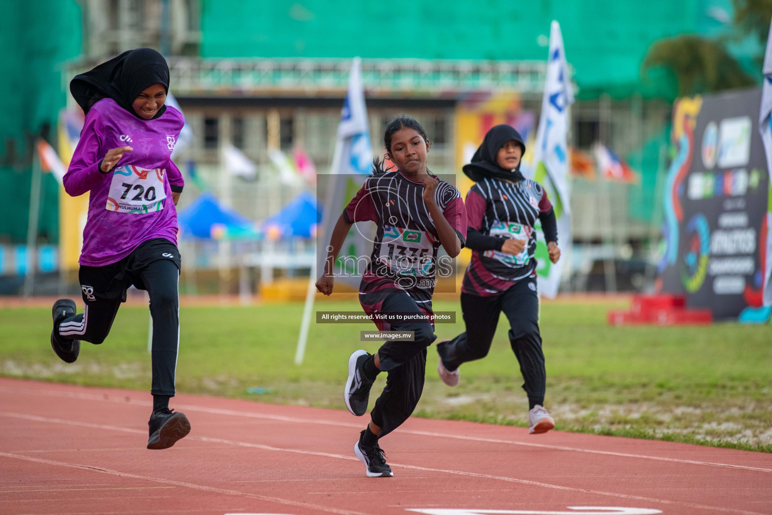 Day three of Inter School Athletics Championship 2023 was held at Hulhumale' Running Track at Hulhumale', Maldives on Tuesday, 16th May 2023. Photos: Nausham Waheed / images.mv