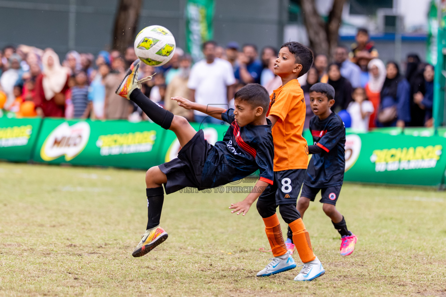 Day 3 of MILO SVAM Juniors 2025 (U-8) was held at Henveiru Stadium in Male', Maldives on Saturday, 28th June 2025. 
Photos: Hassan Simah / images.mv