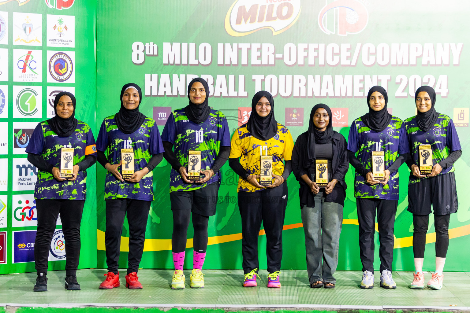 1st Division Final of 8th Inter-Office/Company Handball Tournament 2024, held in Handball ground, Male', Maldives on Tuesday, 11th September 2024 Photos: Nausham Waheed/ Images.mv