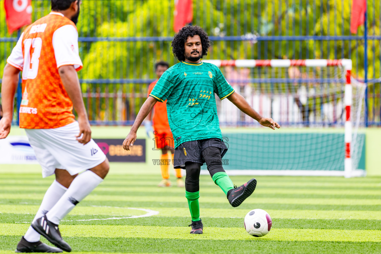 Muring FC vs Cable Brothers in Day 5 of Eydhafushi Futsal Cup 2024 was held on Saturday, 13th April 2024, in B Eydhafushi, Maldives Photos: Nausham Waheed / images.mv