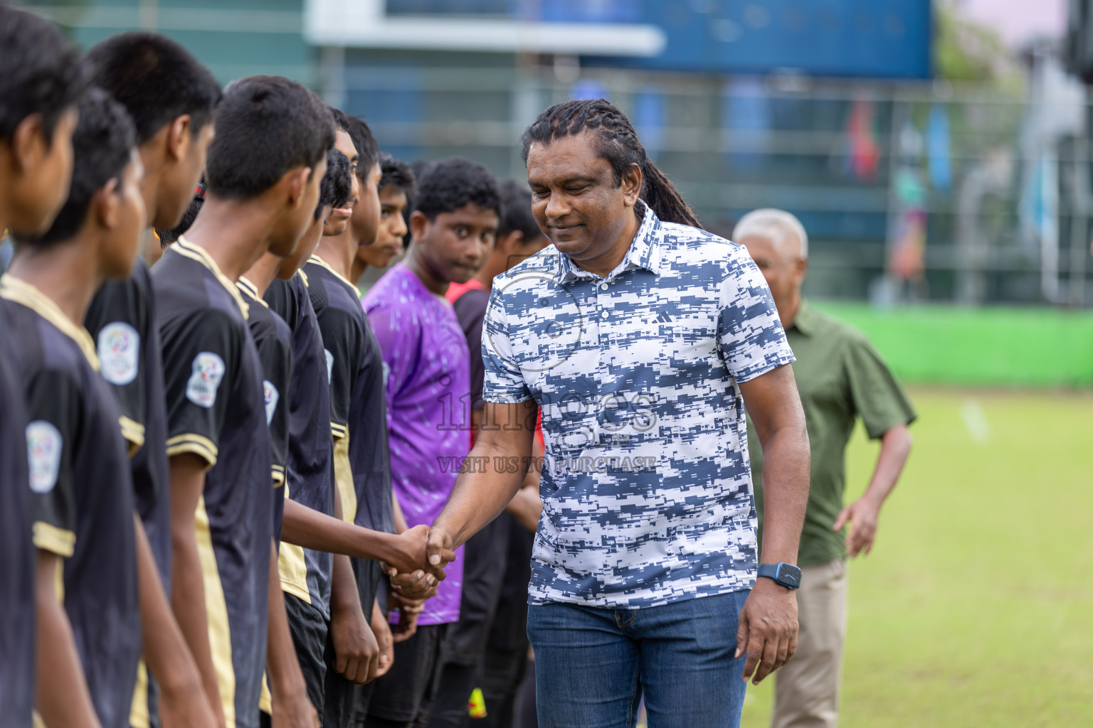 Eagles vs Maziya (U14) in Dhivehi Youth League 2024 - Day 2. Matches held at Henveiru Stadium on 22nd November 2024 , Friday. Photos: Shuu Abdul Sattar/ Images.mv