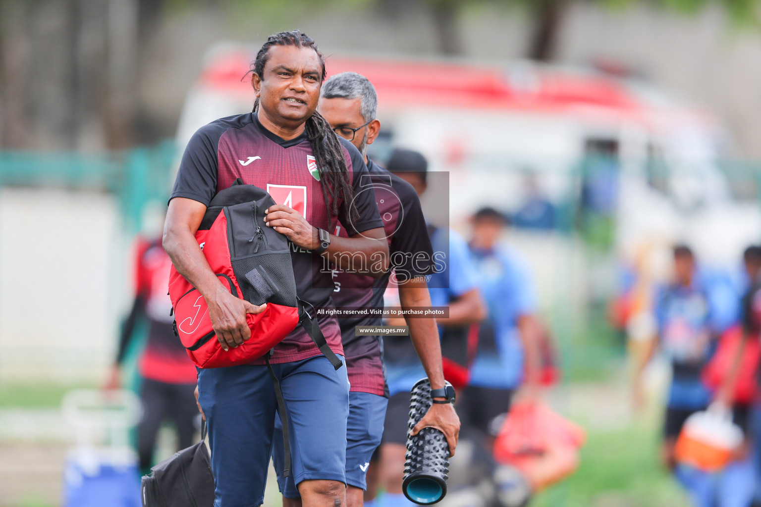 Maldives Practice Sessions on 26 June 2023 before their match in Bangabandhu SAFF Championship 2023 held in Bengaluru Football Ground