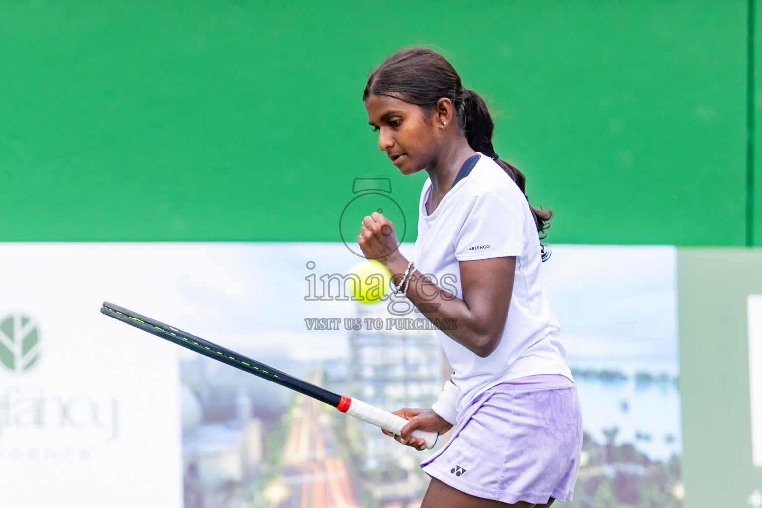 Day 7 of ATF Maldives Junior Open Tennis was held in Male' Tennis Court, Male', Maldives on Wednesday, 18th December 2024. Photos: Nausham Waheed/ images.mv