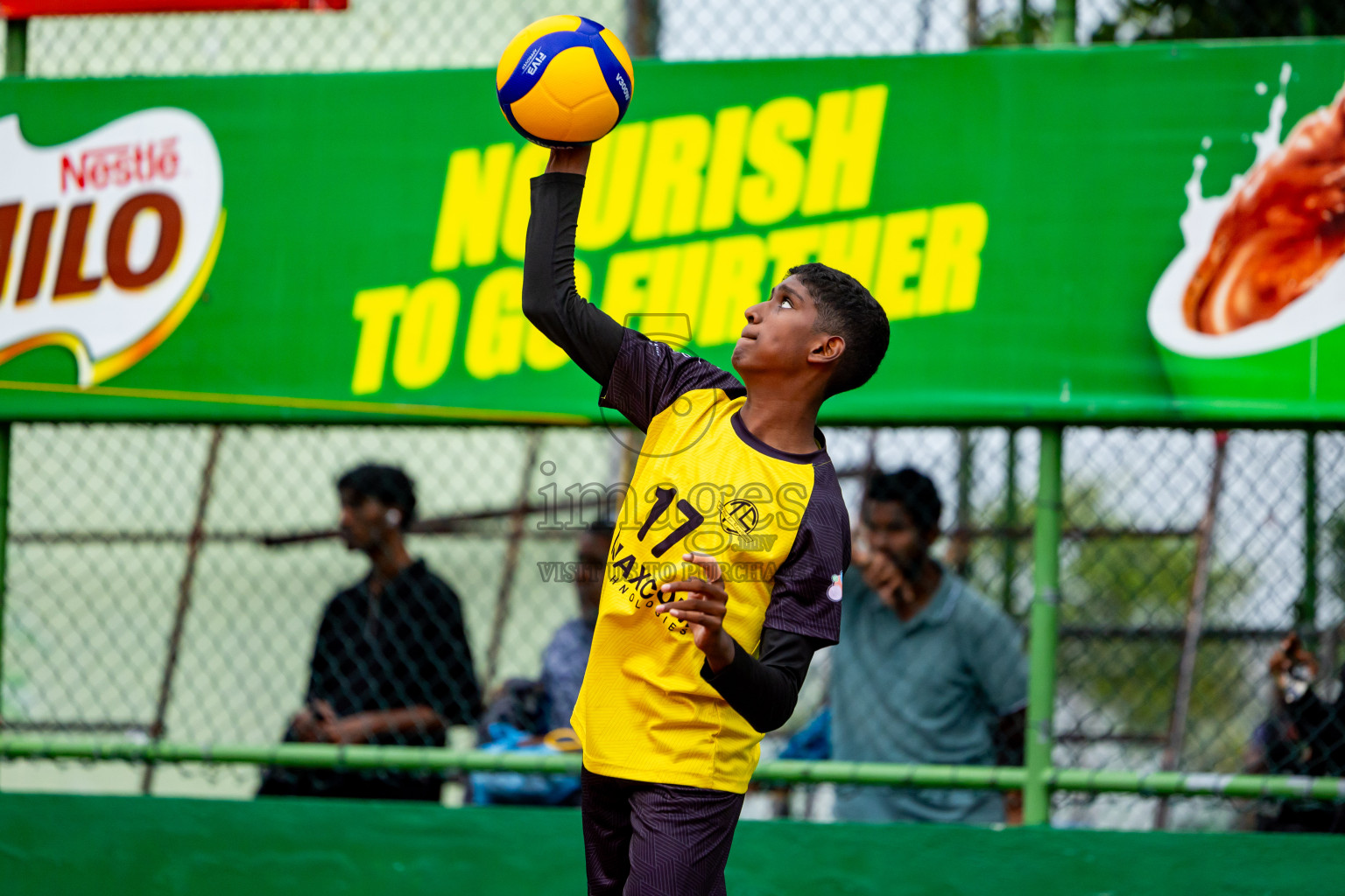 Day 2 of Interschool Volleyball Tournament 2024 was held in Ekuveni Volleyball Court at Male', Maldives on Sunday, 24th November 2024. Photos: Nausham Waheed / images.mv