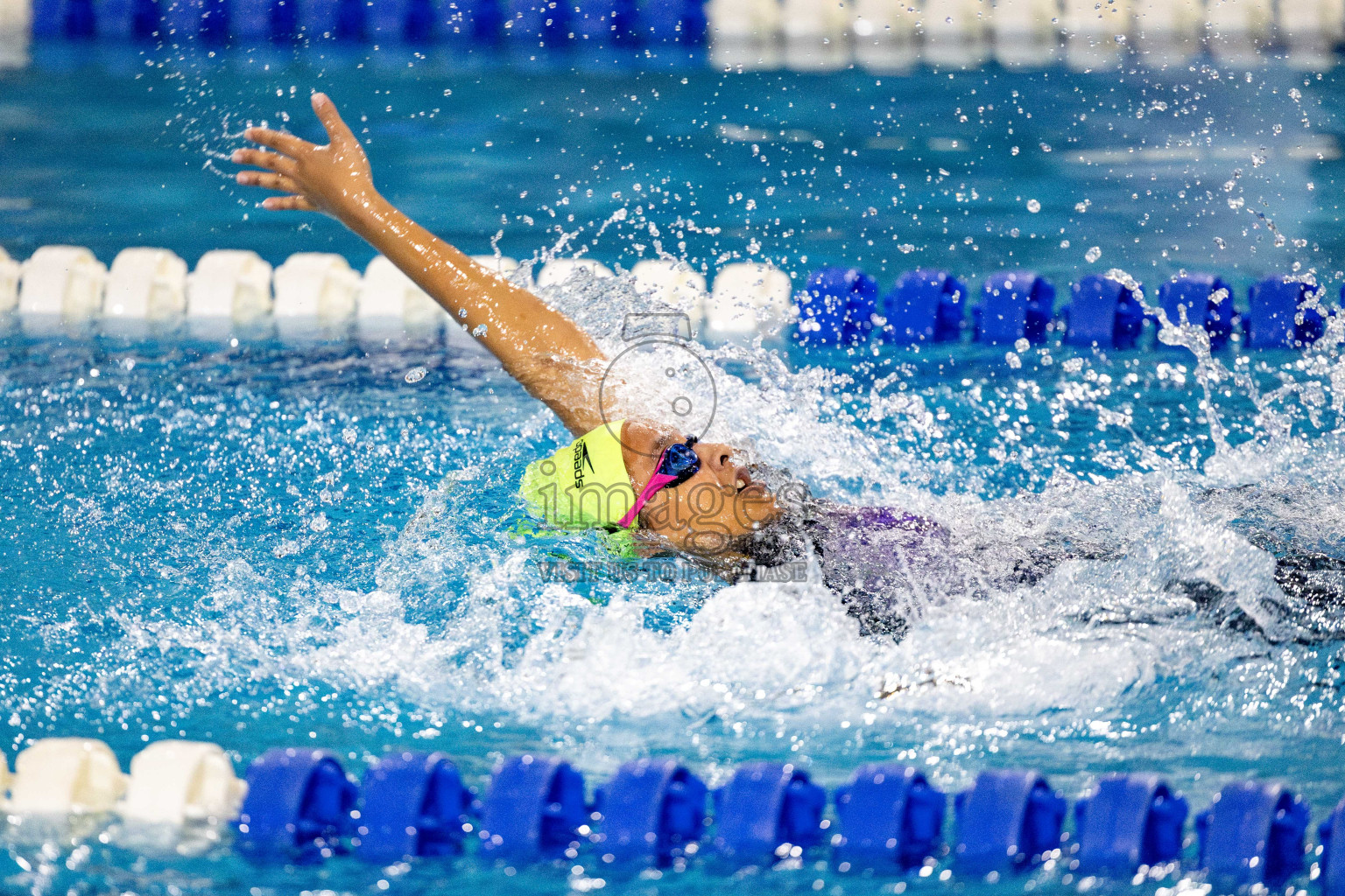 Day 5 of National Swimming Competition 2024 held in Hulhumale', Maldives on Tuesday, 17th December 2024. Photos: Hassan Simah / images.mv