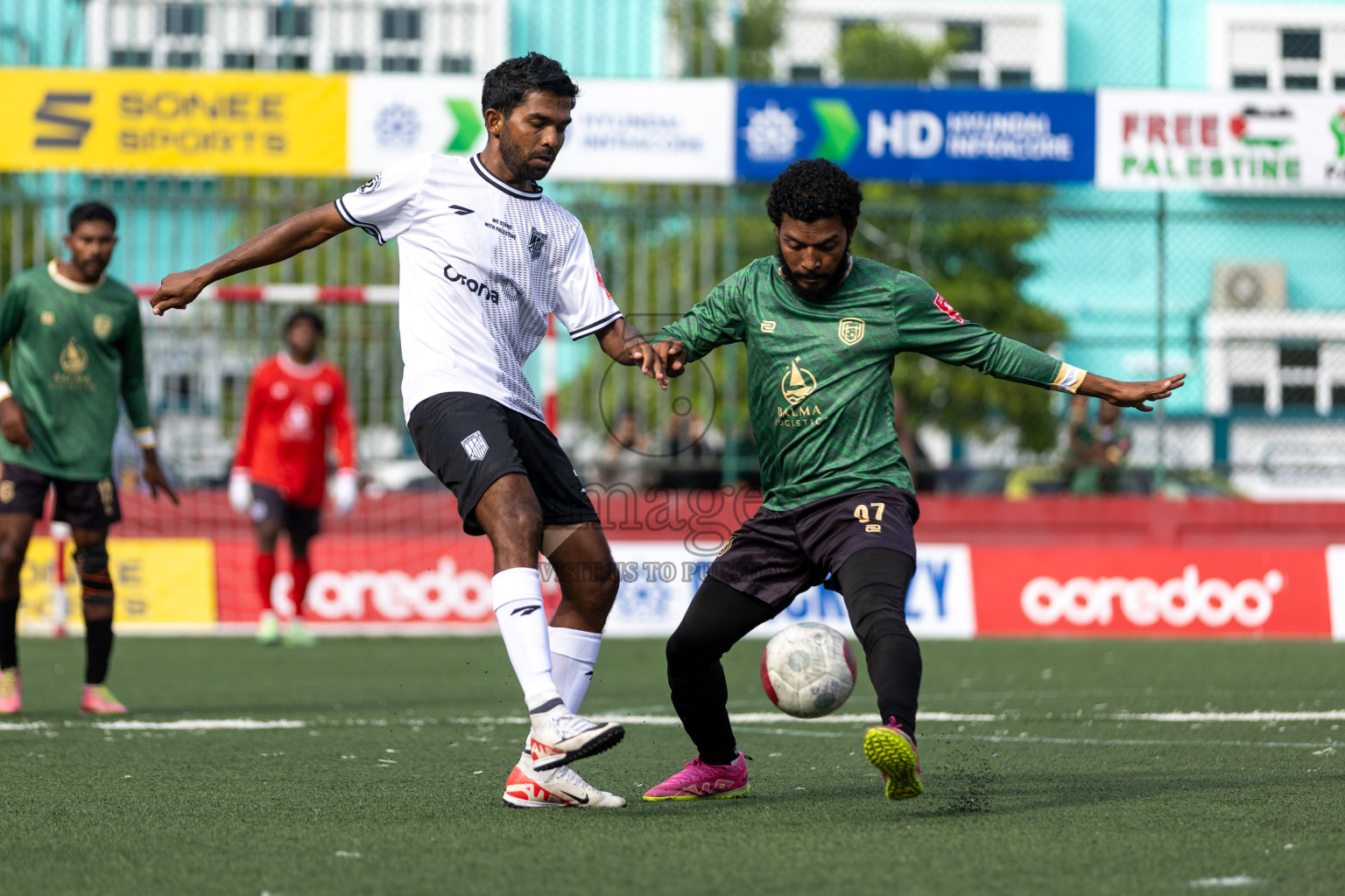 Sh. Lhaimagu VS Sh. Feevah in Day 12 of Golden Futsal Challenge 2024 was held on Friday, 26th January 2024, in Hulhumale', Maldives Photos: Nausham Waheed / images.mv