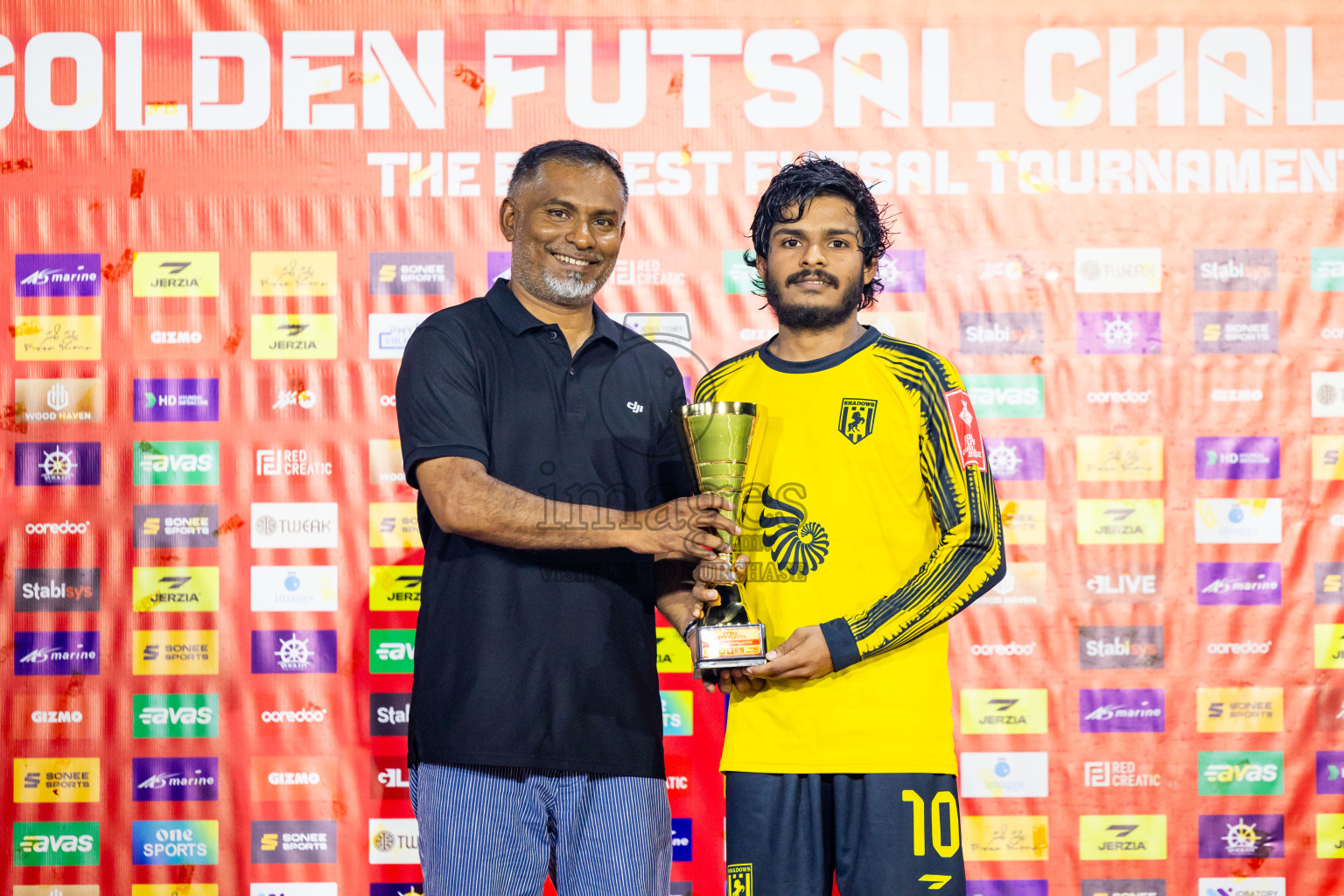 Lh Naifaru vs Lh Kurendhoo in Lhaviyani Atoll Finals Day 26 of Golden Futsal Challenge 2025 was held on Thursday , 30th January 2025, in Hulhumale', Maldives. Photos: Nausham Waheed / images.mv