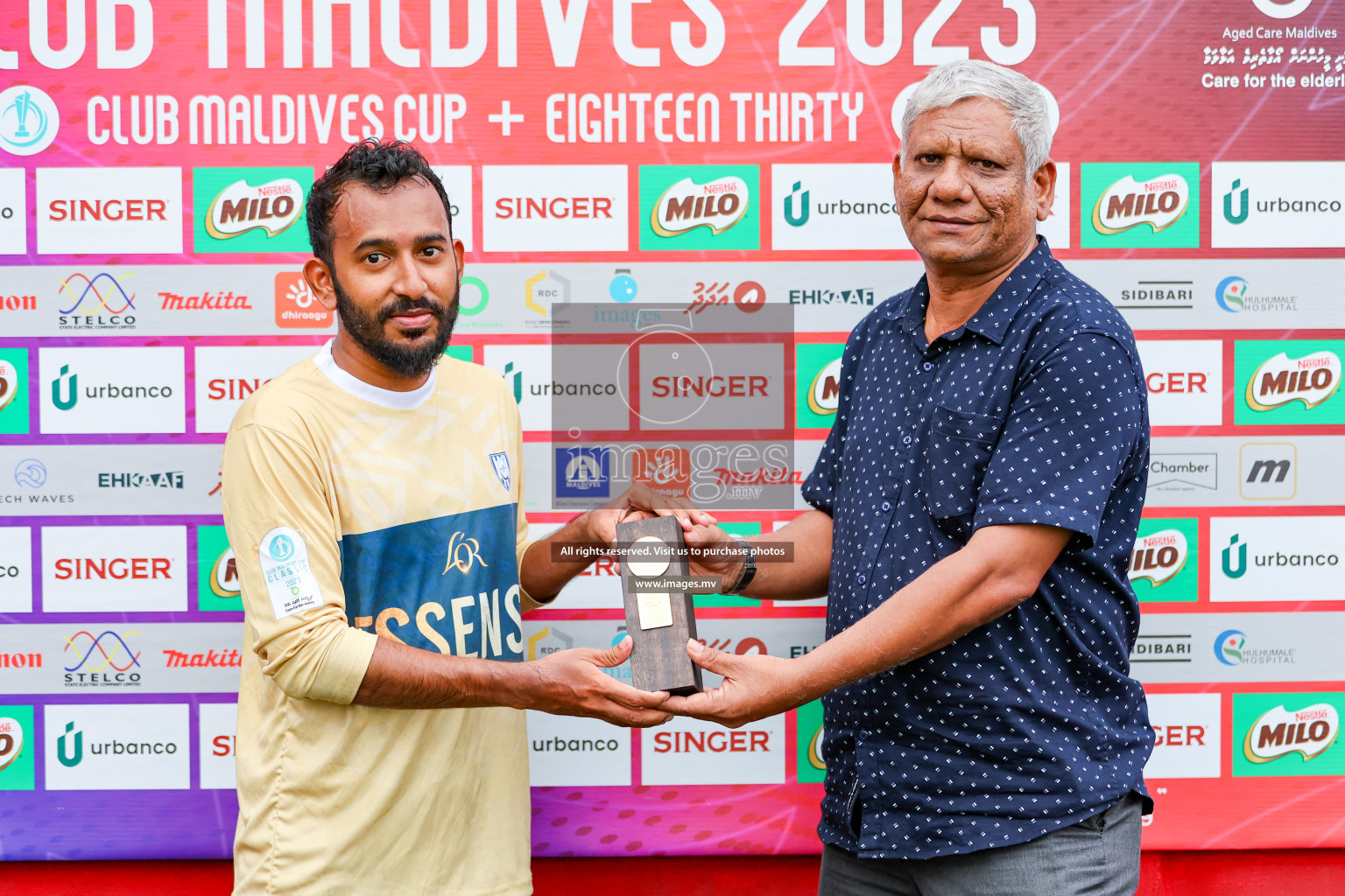 Auditor General RC vs Haarijee in Club Maldives Cup Classic 2023 held in Hulhumale, Maldives, on Thursday, 20th July 2023 Photos: Nausham waheed / images.mv