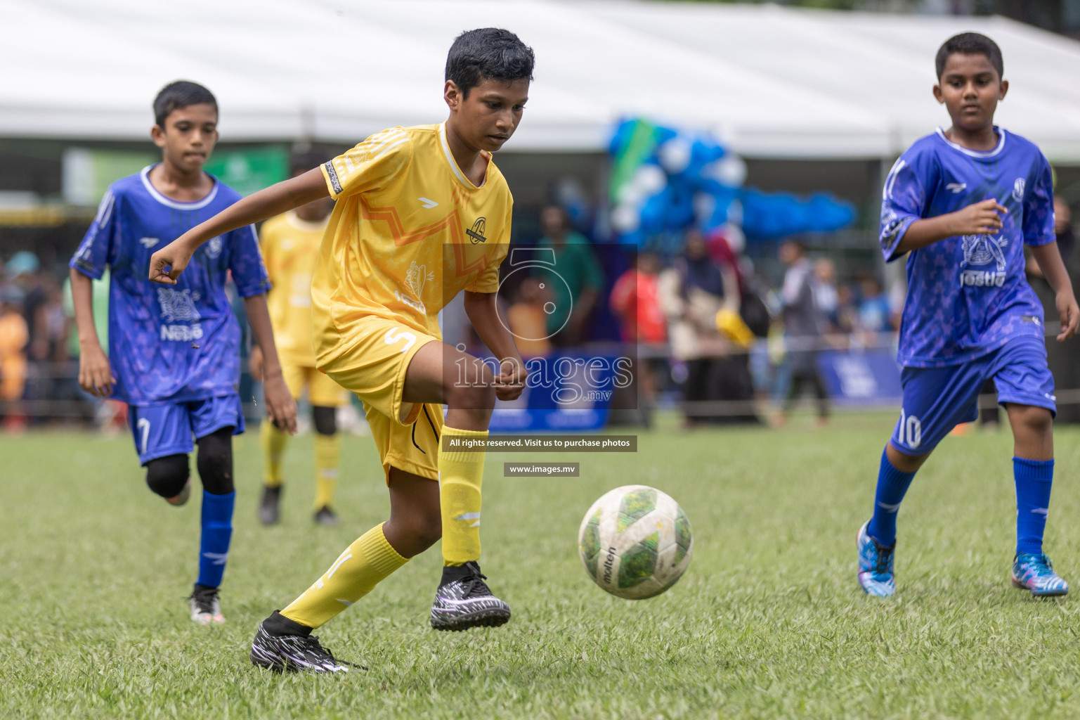 Day 1 of Nestle kids football fiesta, held in Henveyru Football Stadium, Male', Maldives on Wednesday, 11th October 2023 Photos: Shut Abdul Sattar/ Images.mv