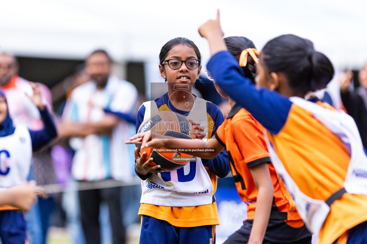 Day 2 of Nestle' Kids Netball Fiesta 2023 held in Henveyru Stadium, Male', Maldives on Thursday, 1st December 2023. Photos by Nausham Waheed / Images.mv