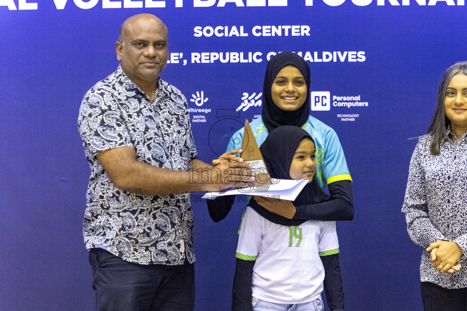 Final of Women's Division of Volleyball Association Cup 2023 held in Male', Maldives on Tuesday, 9th January 2024 at Social Center Indoor Hall Photos By: Nausham Waheed /images.mv