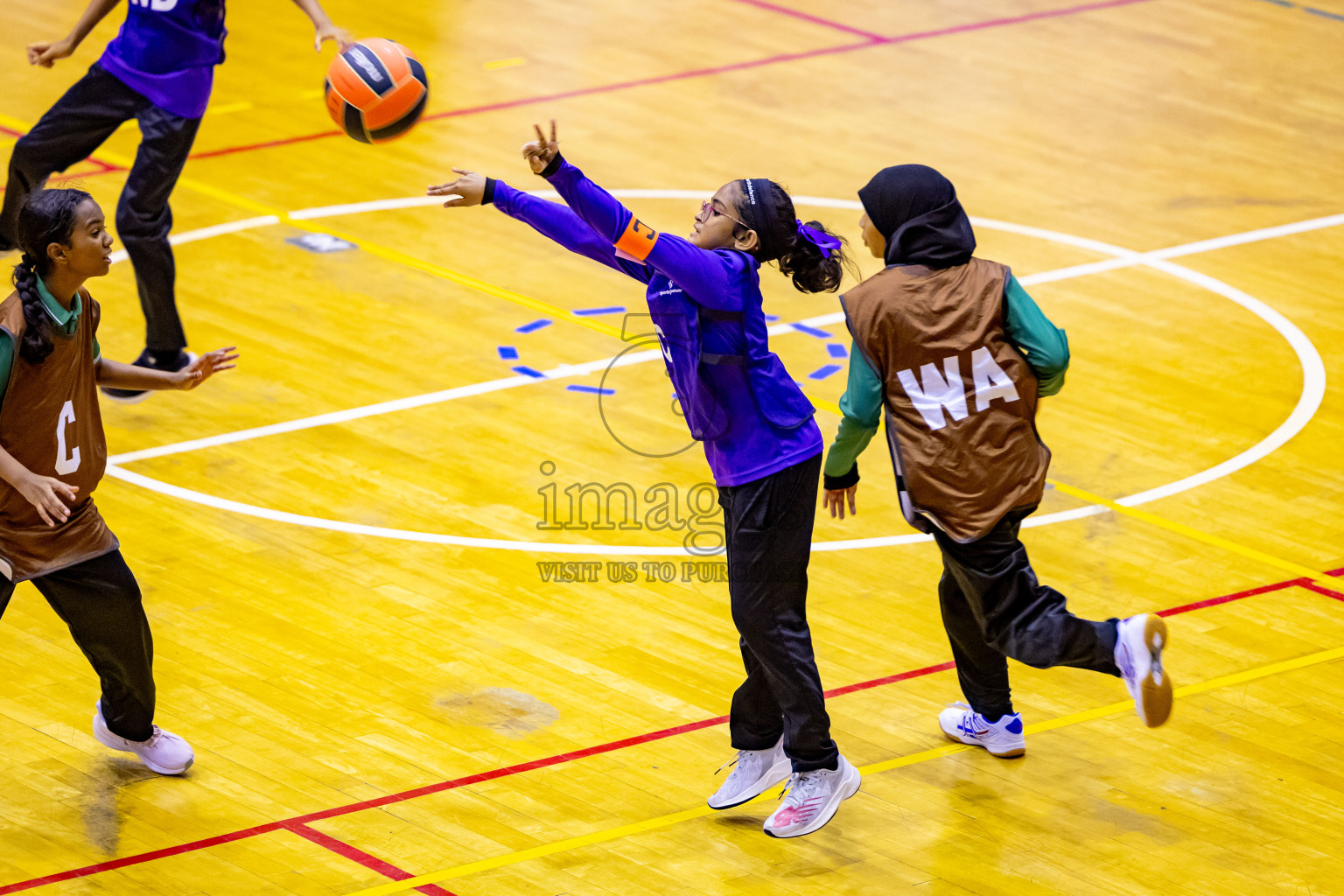 Day 10 of 25th Inter-School Netball Tournament was held in Social Center at Male', Maldives on Tuesday, 20th August 2024. Photos: Nausham Waheed / images.mv