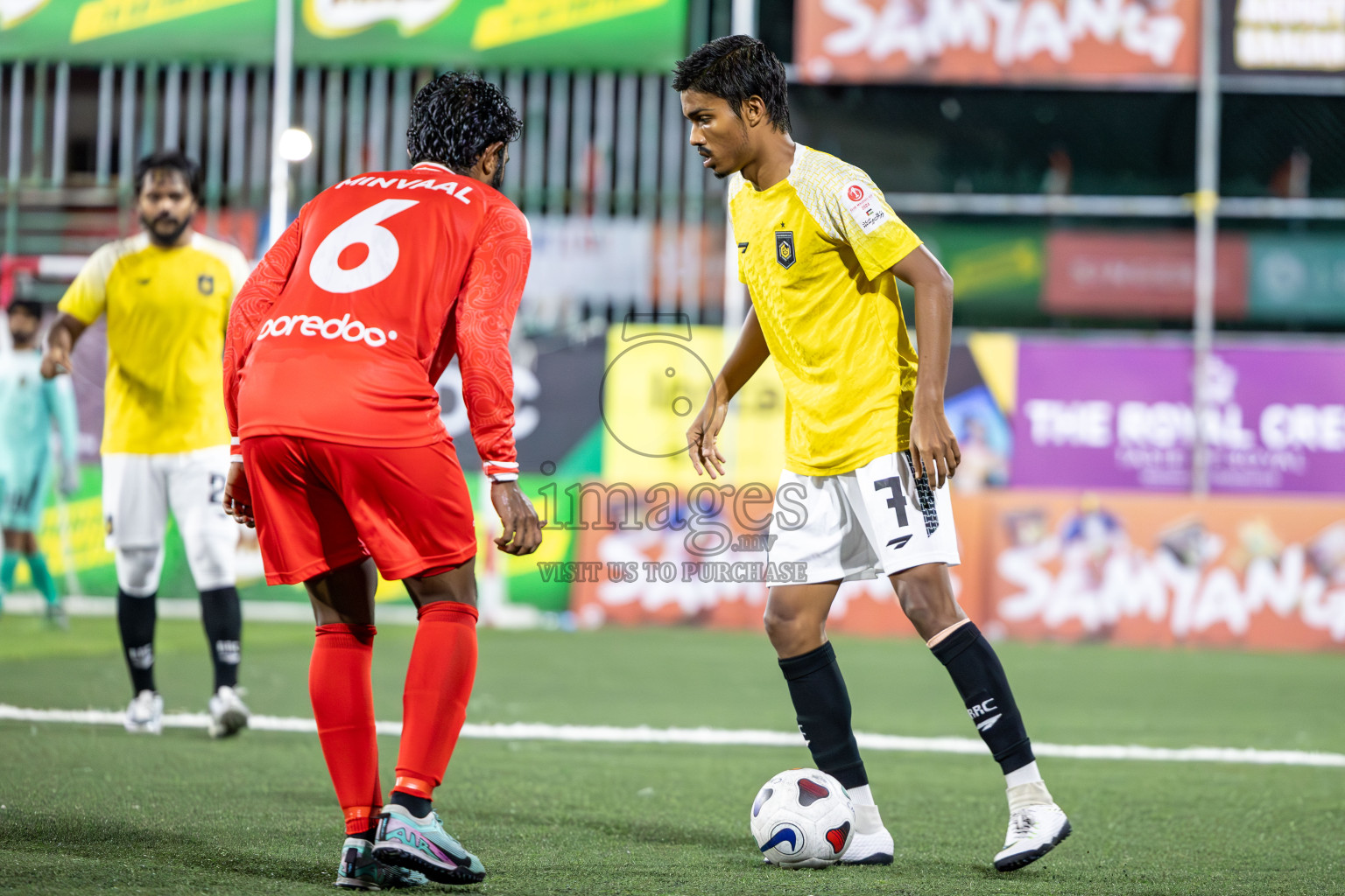 RRC vs Ooredoo Maldives in Club Maldives Cup 2024 held in Rehendi Futsal Ground, Hulhumale', Maldives on Saturday, 28th September 2024. Photos: Ismail Thoriq / images.mv