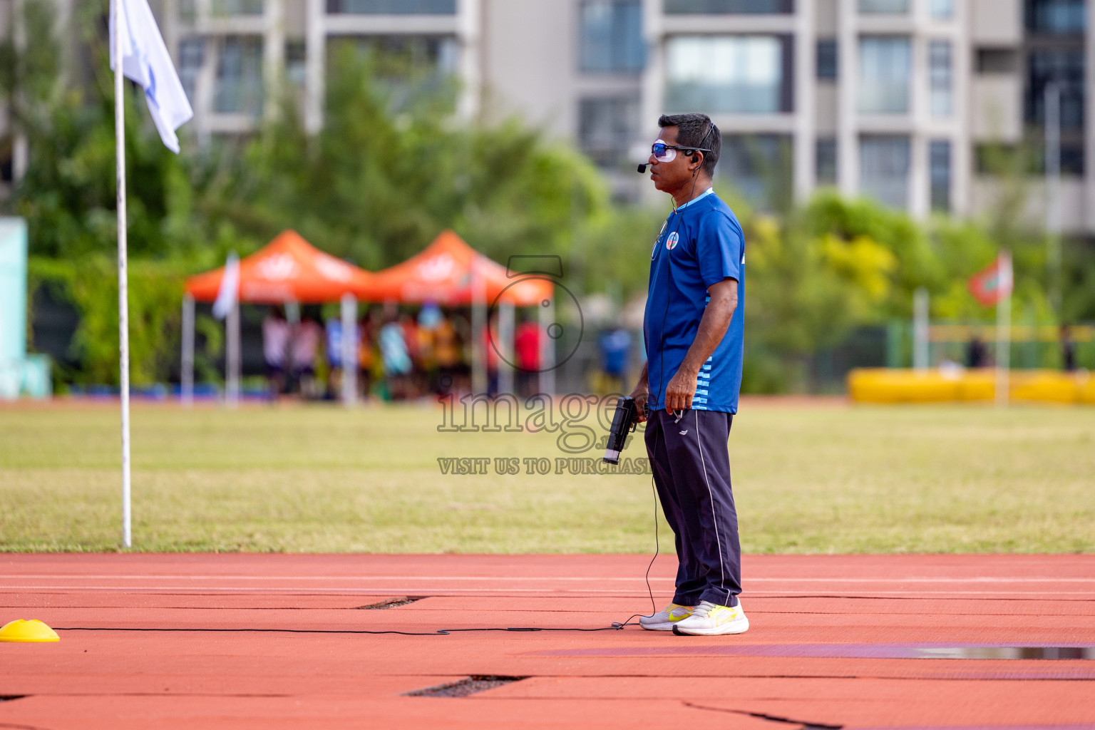 Day 2 of MWSC Interschool Athletics Championships 2024 held in Hulhumale Running Track, Hulhumale, Maldives on Sunday, 10th November 2024. 
Photos by:  Hassan Simah / Images.mv