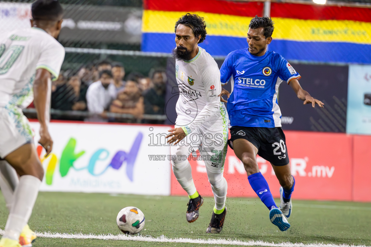 WAMCO vs STELCO in Semi Finals of Club Maldives Cup 2024 held in Rehendi Futsal Ground, Hulhumale', Maldives on Monday, 14th October 2024. Photos: Ismail Thoriq / images.mv