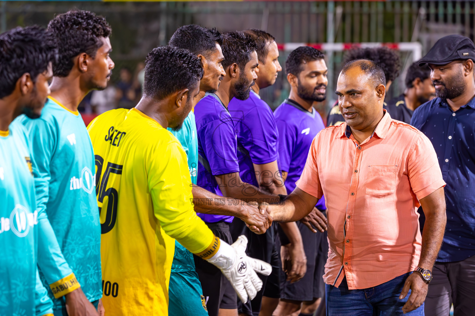 ADh Maamigili vs ADh Mandhoo in Day 16 of Golden Futsal Challenge 2024 was held on Tuesday, 30th January 2024, in Hulhumale', Maldives
Photos: Ismail Thoriq / images.mv