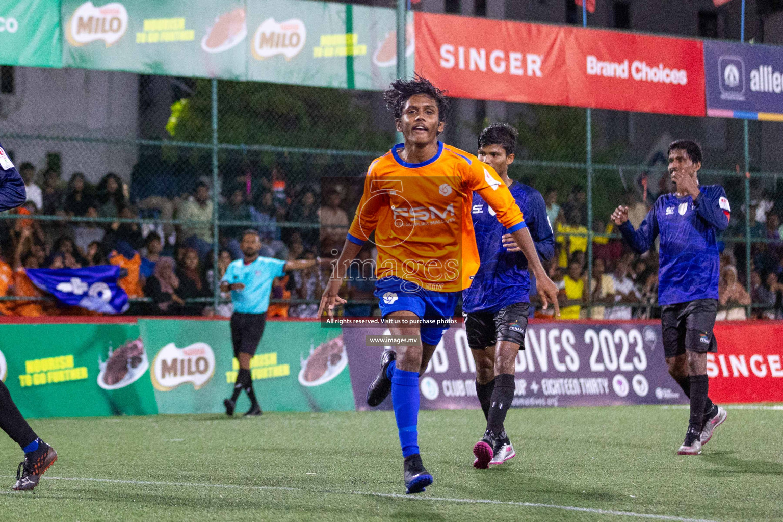 Team Fenaka vs Team FSM in Quarter Final of Club Maldives Cup 2023 held in Hulhumale, Maldives, on Sunday, 13th August 2023
Photos: Ismail Thoriq / images.mv