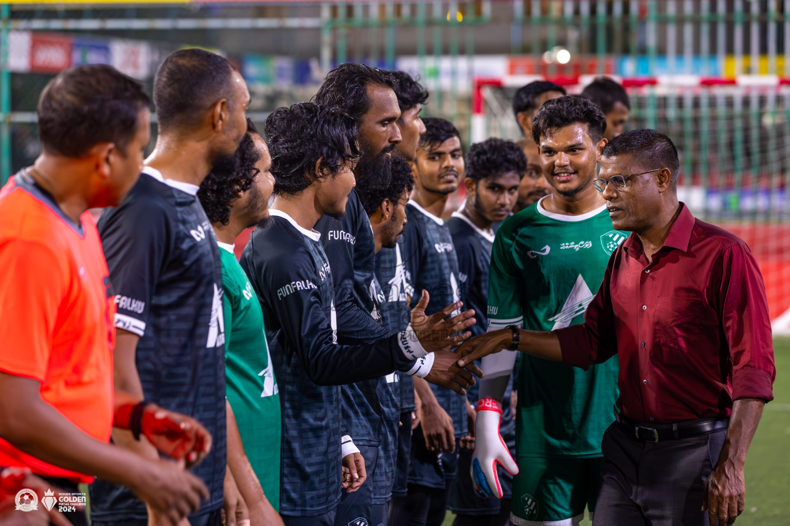 R Fainu vs R Hulhudhuffaaru in Day 10 of Golden Futsal Challenge 2024 was held on Tuesday, 23rd January 2024, in Hulhumale', Maldives
Photos: Ismail Thoriq / images.mv